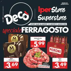 Anteprima del volantino Decò iperStore, Superstore - Sicilia catalogo valido a partire dal 12.08.2025