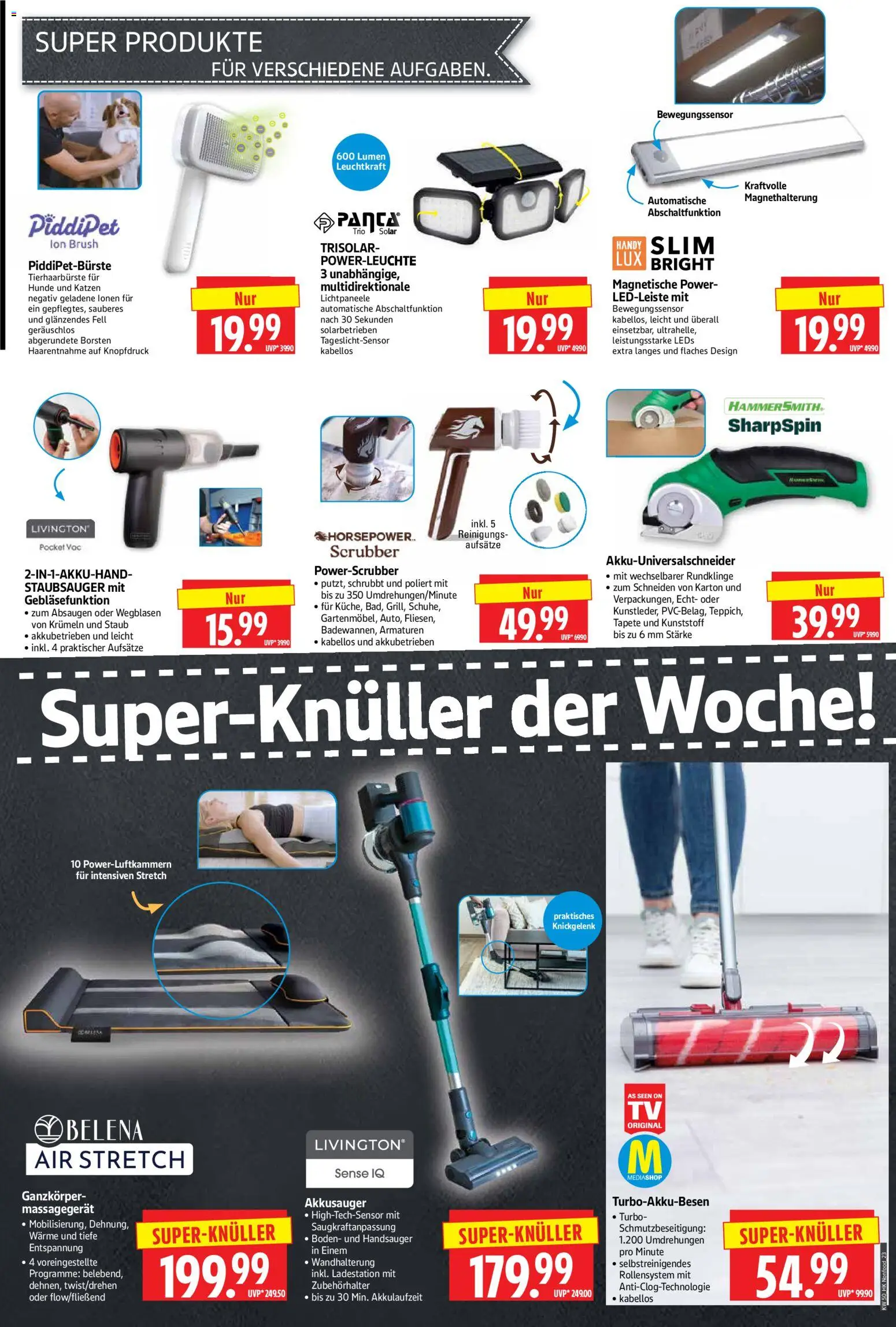 HERKULES Prospekt 	 – gültig ab 08.12.2025 | Seite: 23 | Produkte: Staubsauger, Massagegerät