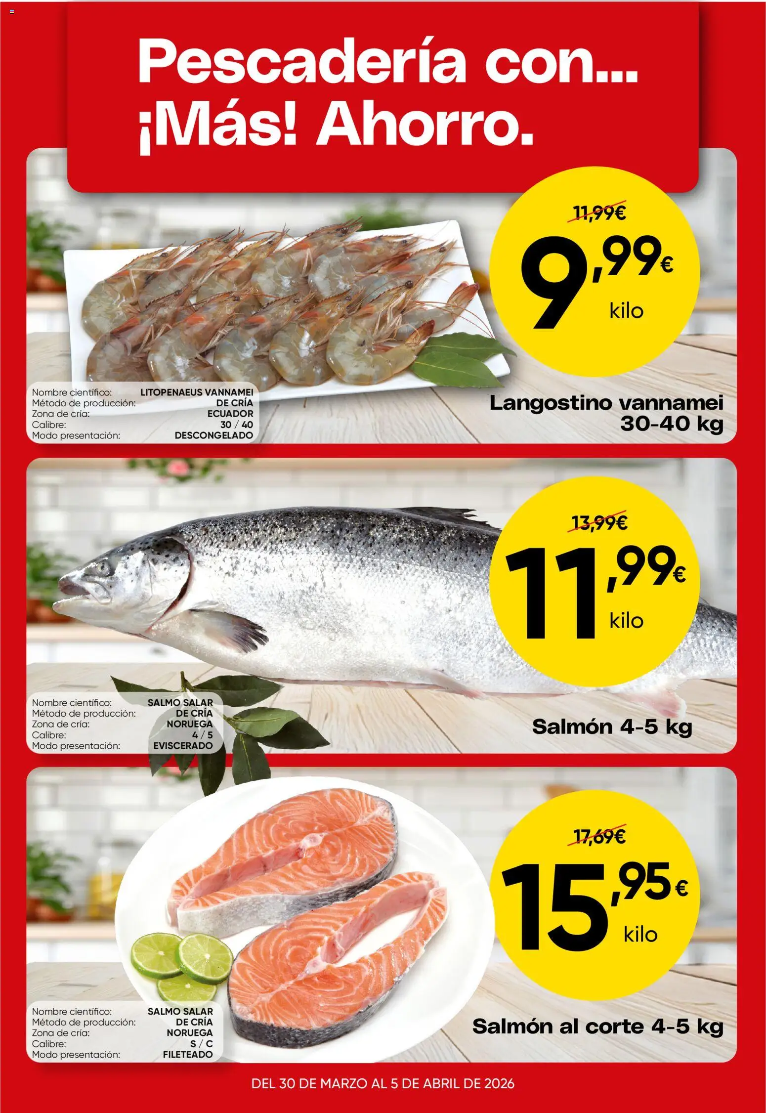 Froiz Oferta semanal │ válido desde el 30.03.2026 | Página: 2 | Productos: Langostino