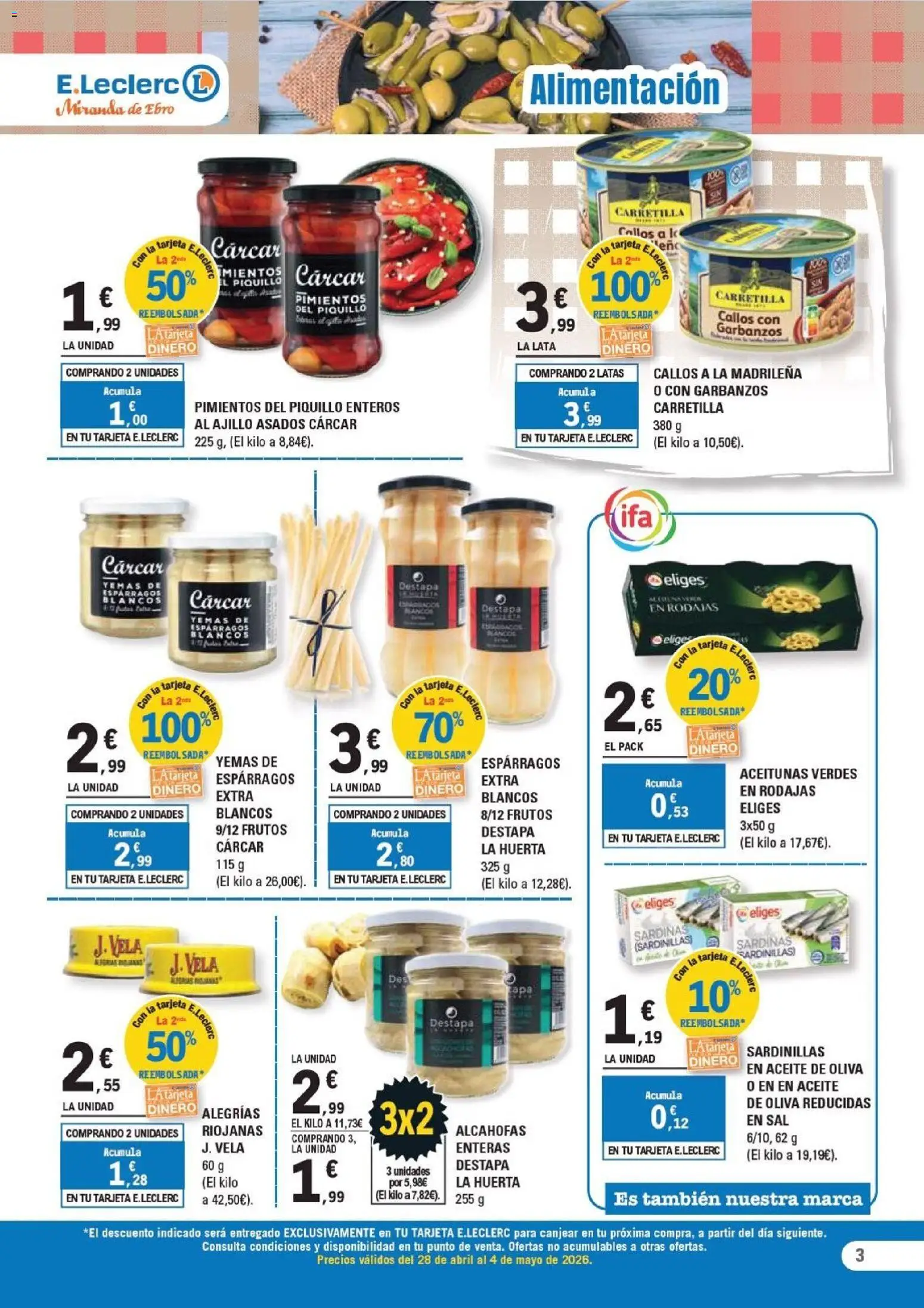 E.Leclerc Miranda de Ebro │ válido desde el 28.04.2026 | Página: 3