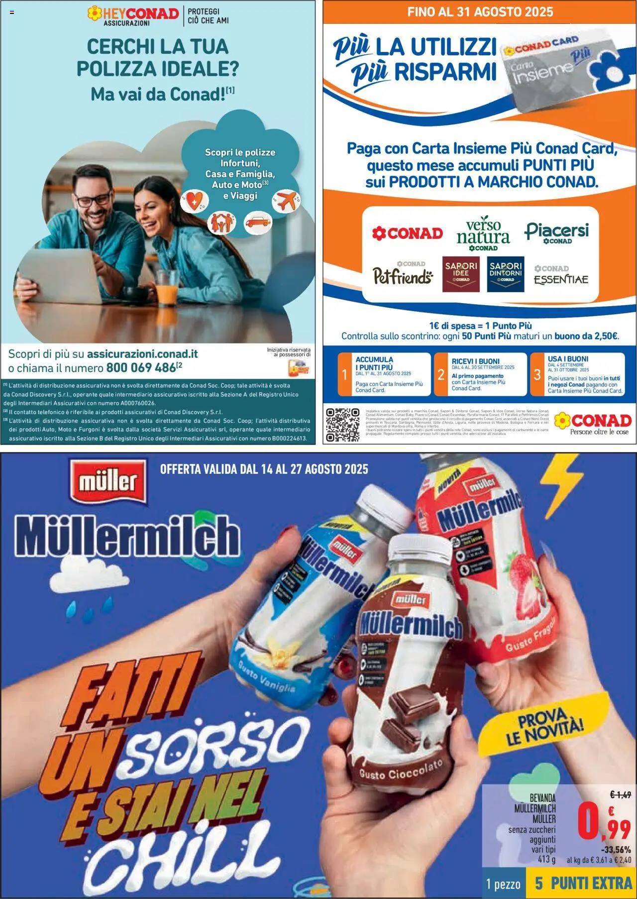 Volantino Conad del 14.08.2025 | Pagina: 3 | Prodotti: Cioccolato