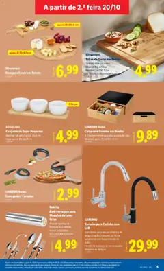 Pré-visualização LIVARNO Torneira para Cozinha com LED, Torneira para Cozinha com LED. Com discos vedantes em cerâmica de longa duração e cartucho de 35 mm substituível com baixa emissão de ruído. Função de mudança de cor consoante temperatura da água válido de 20.10.2025 | Página: 5