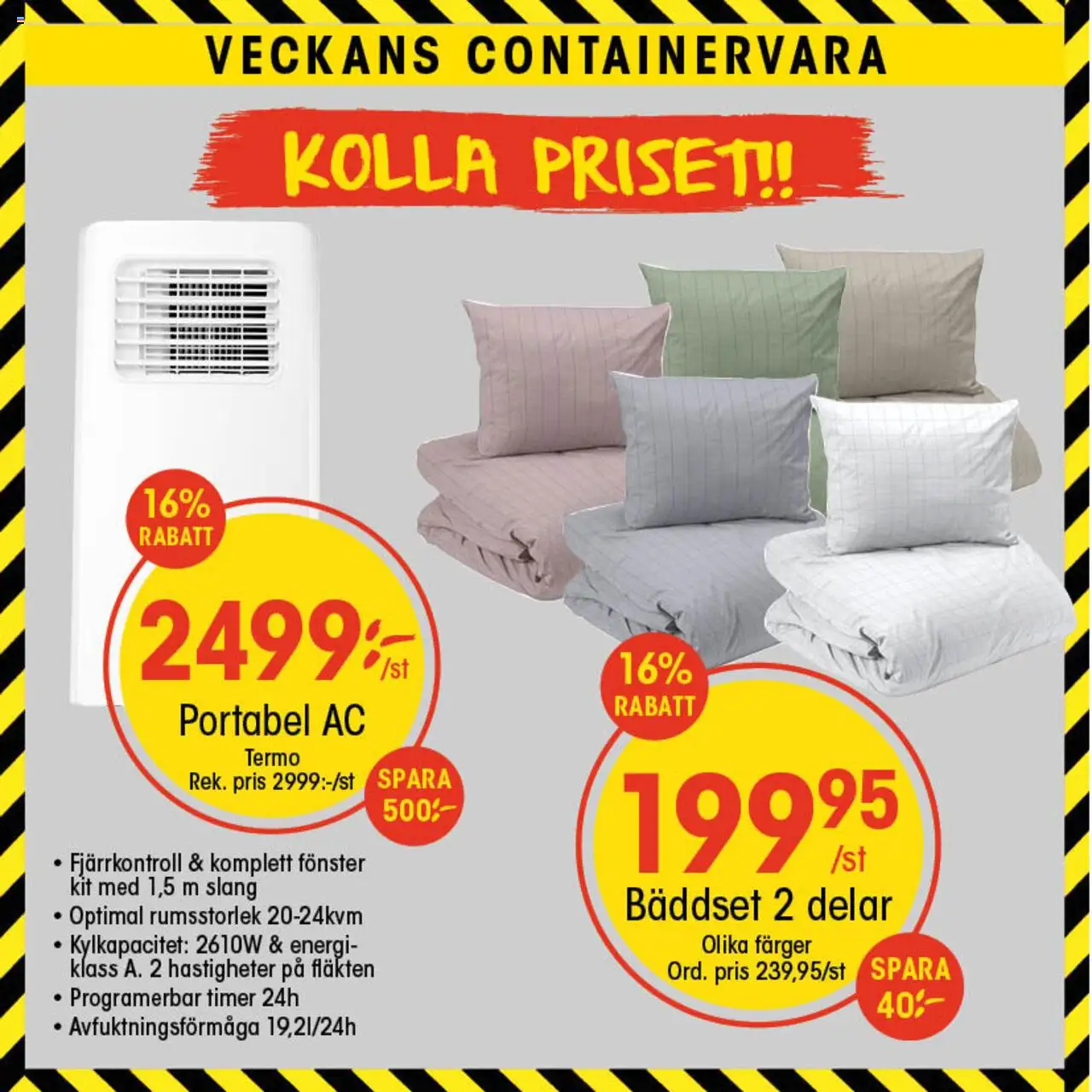 EKO reklamblad aktuell från 23.06.2025 | Sida: 7 | Produkter: Bäddset, Fjärrkontroll