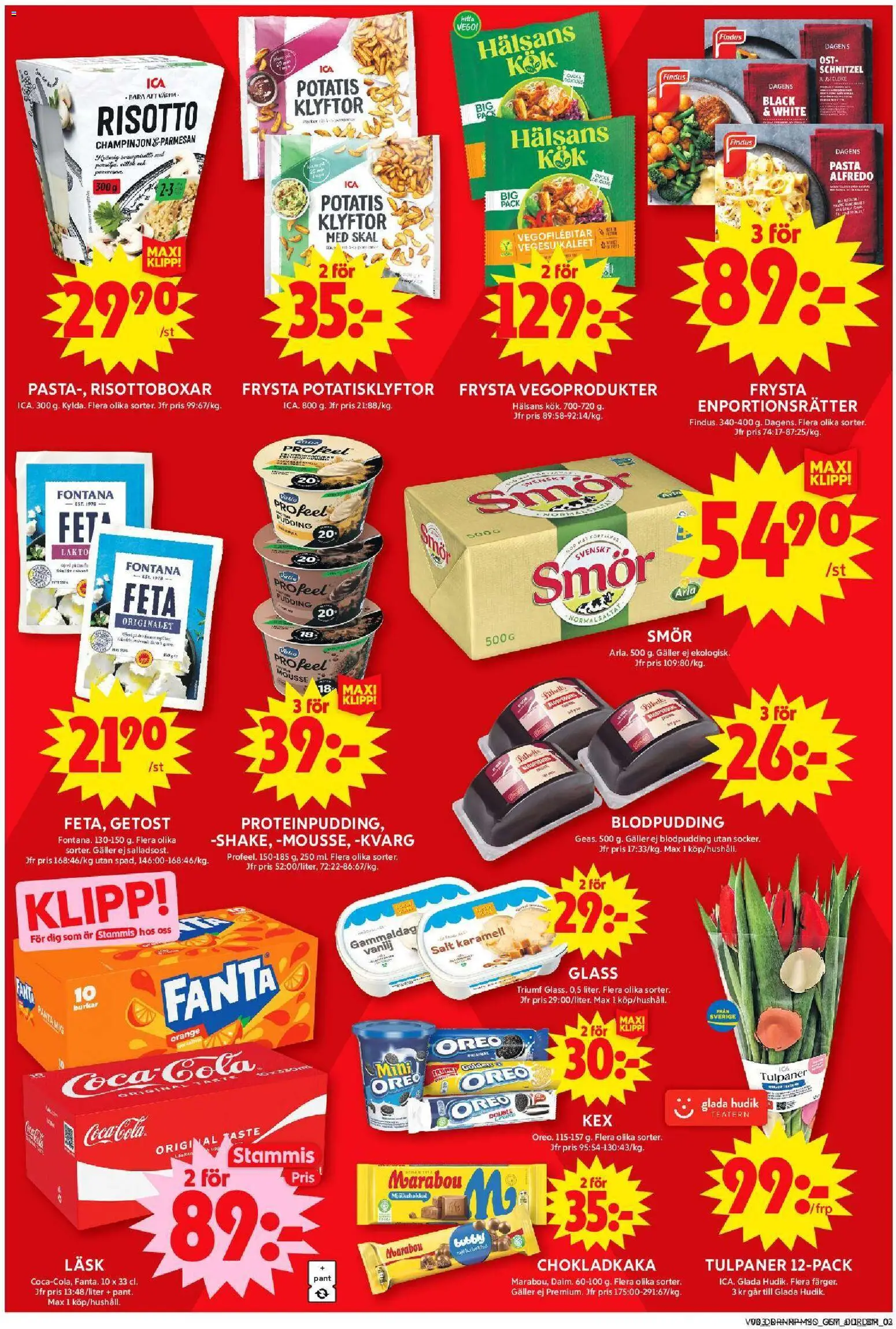 ICA Maxi reklamblad aktuell från 12.01.2026 | Sida: 10 | Produkter: Gem, Oreo, Coca cola, Ost