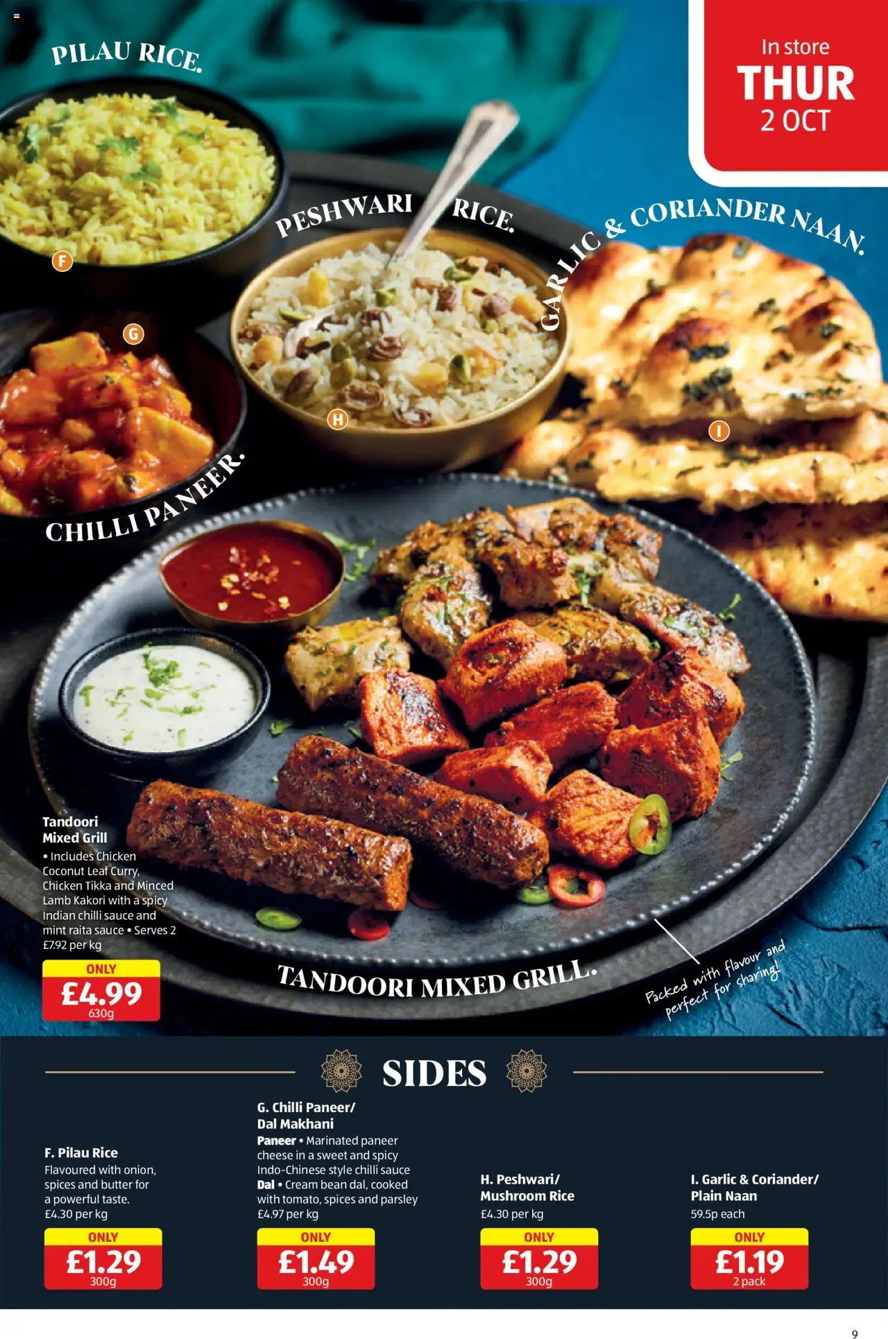  | Page: 9 | Products: Garlic, Cheese, Grill, Coconut