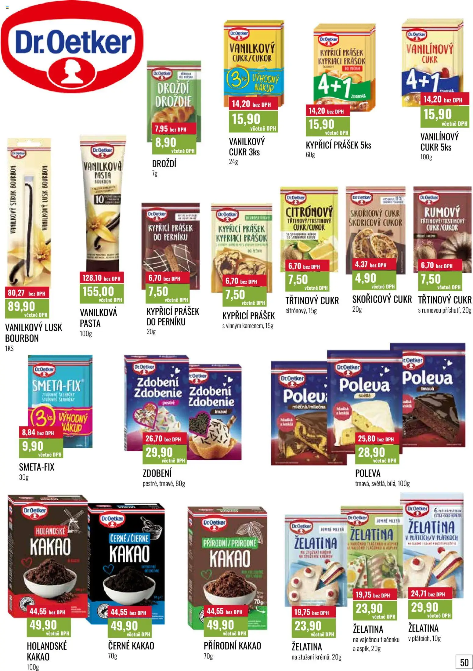 Ratio leták od 01.04.2026 | Strana: 51 | Produkty: Bourbon, Kakao, Vanilkový lusk, Droždí