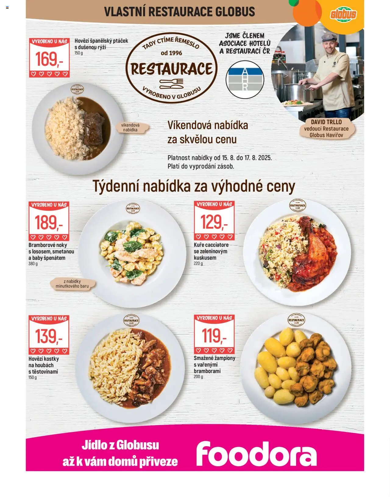 Globus leták - Havířov od 13.08.2025 | Strana: 8 | Produkty: Hovězí, Globus, Rýži, Kostky