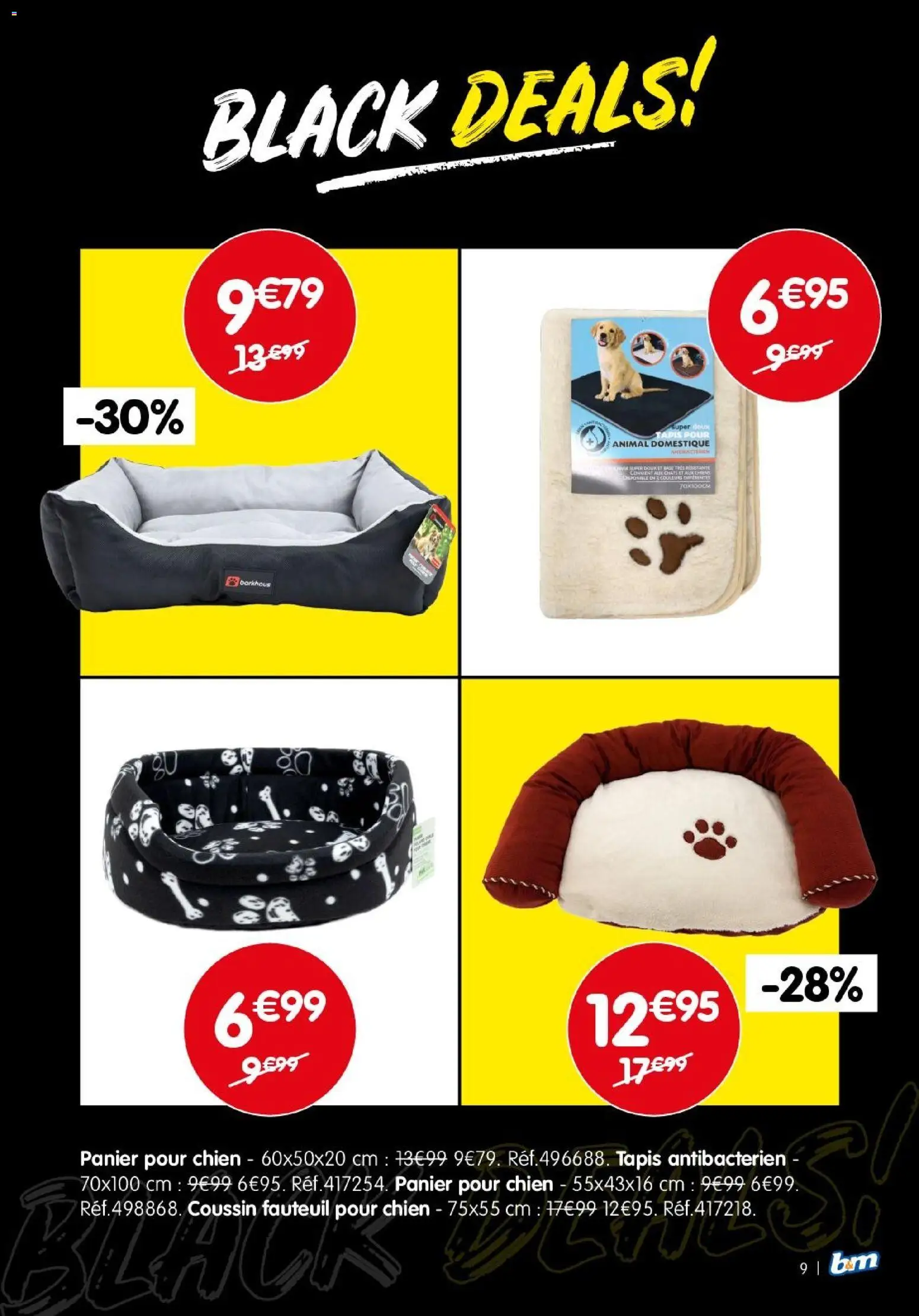 {H1} | Page: 9 | Produits: Panier pour chien, Panier, Tapis