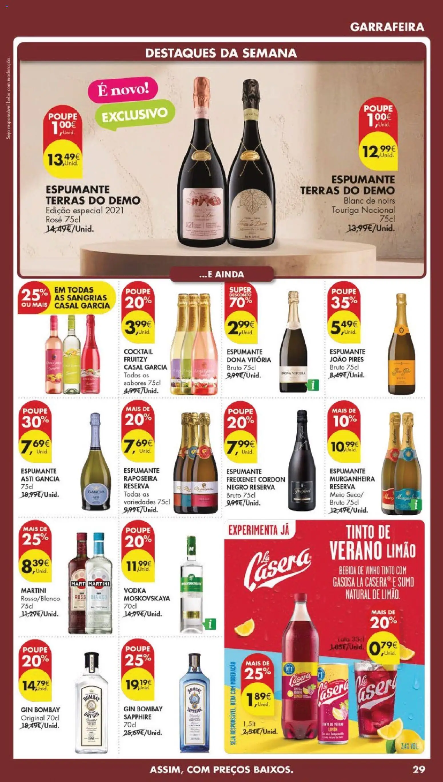 Pingo Doce folheto │ válido de 31.03.2026 | Página: 33 | Produtos: Espumante, Vinho, Gin, Vodka