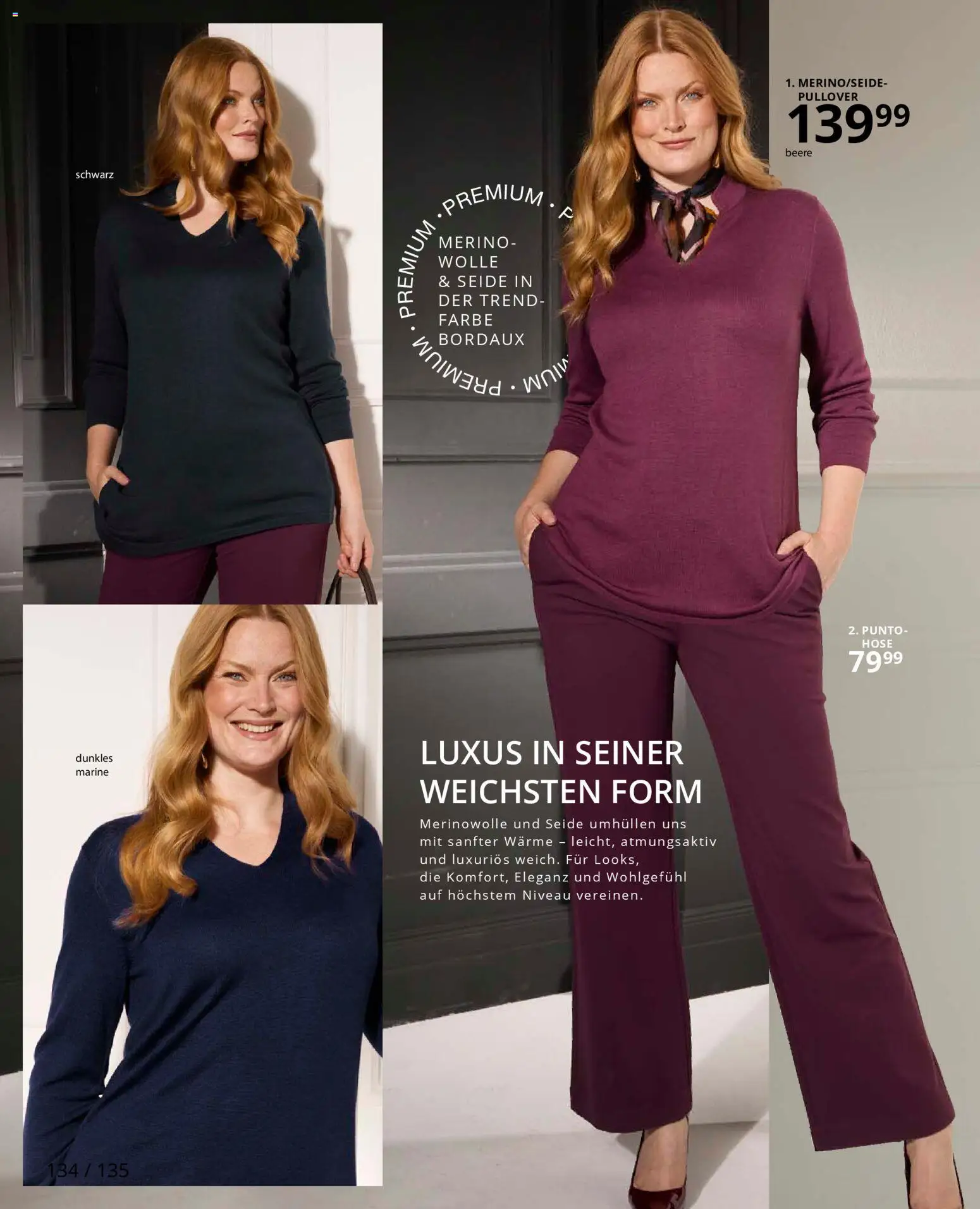 Ulla Popken Prospekt 	 – gültig ab 01.11.2025 | Seite: 134 | Produkte: Pullover, Hose