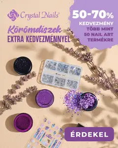 Crystal Nails Körömdíszek - amely érvényes a következő dátumtól: 13.04.2026