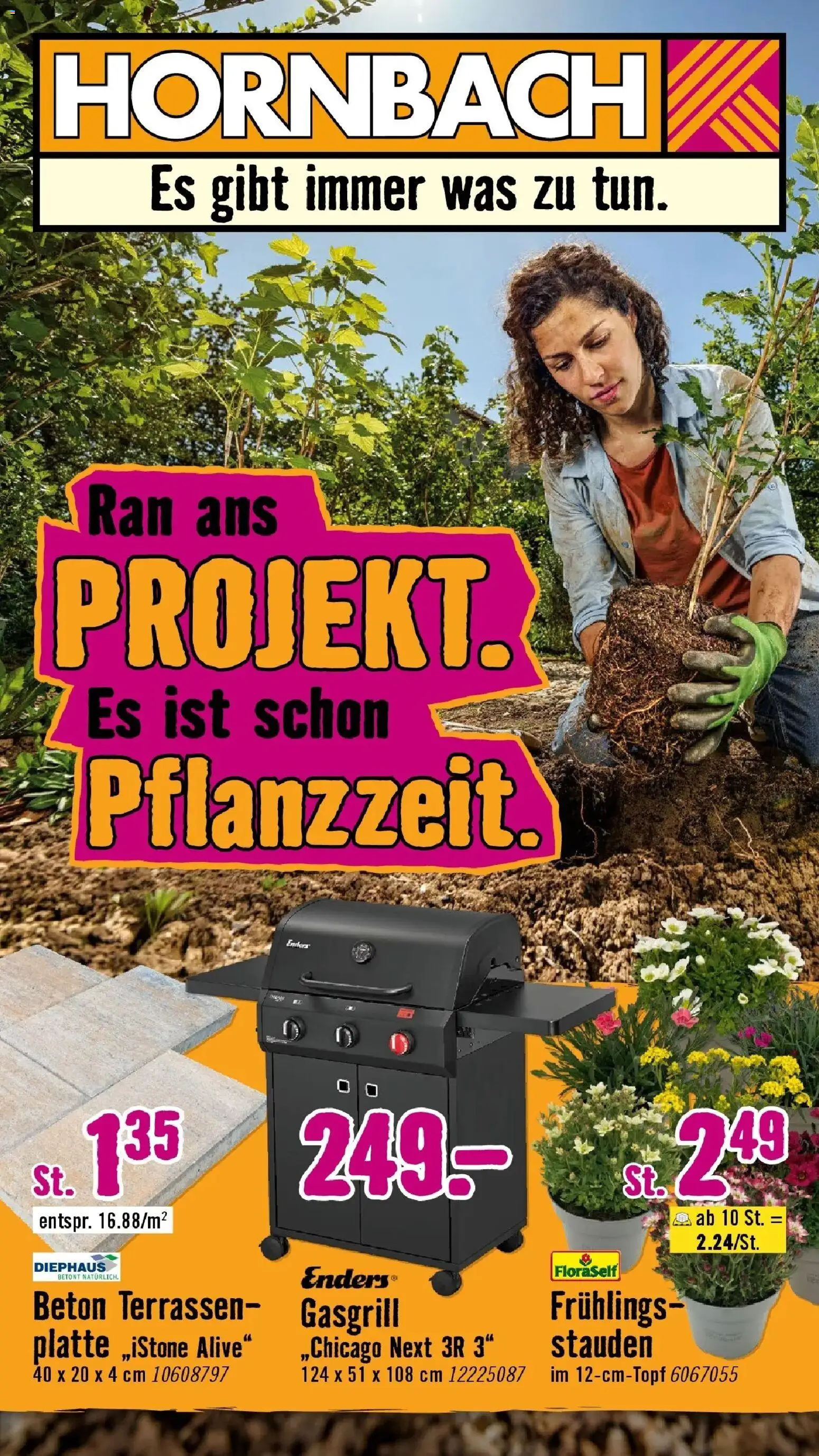Hornbach Ran ans Projekt. Es ist schon Pflanzzeit. – gültig ab 10.03.2026 | Seite: 1