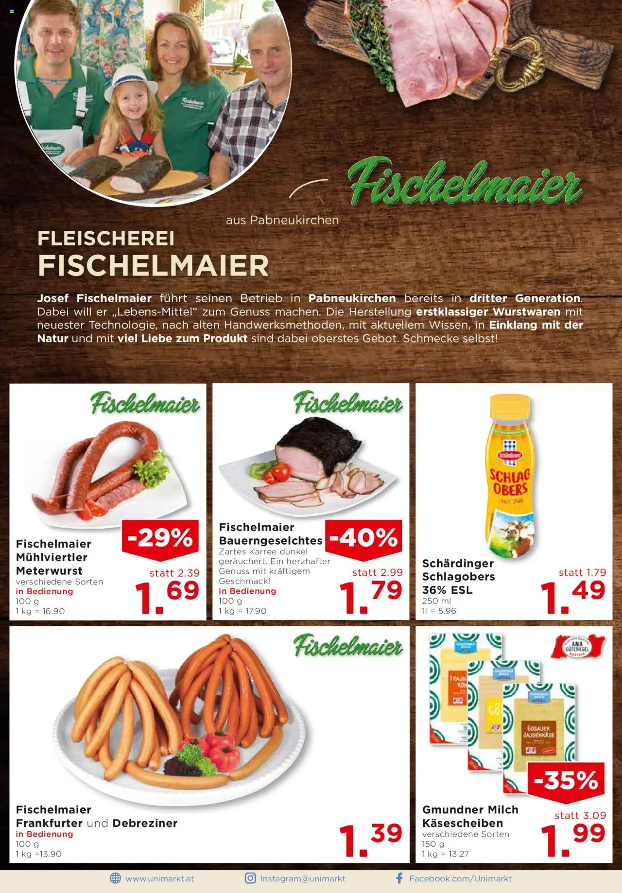 Unimarkt Mühlviertel gültig ab 08.10.2025 | Seite: 6 | Produkte: Milch