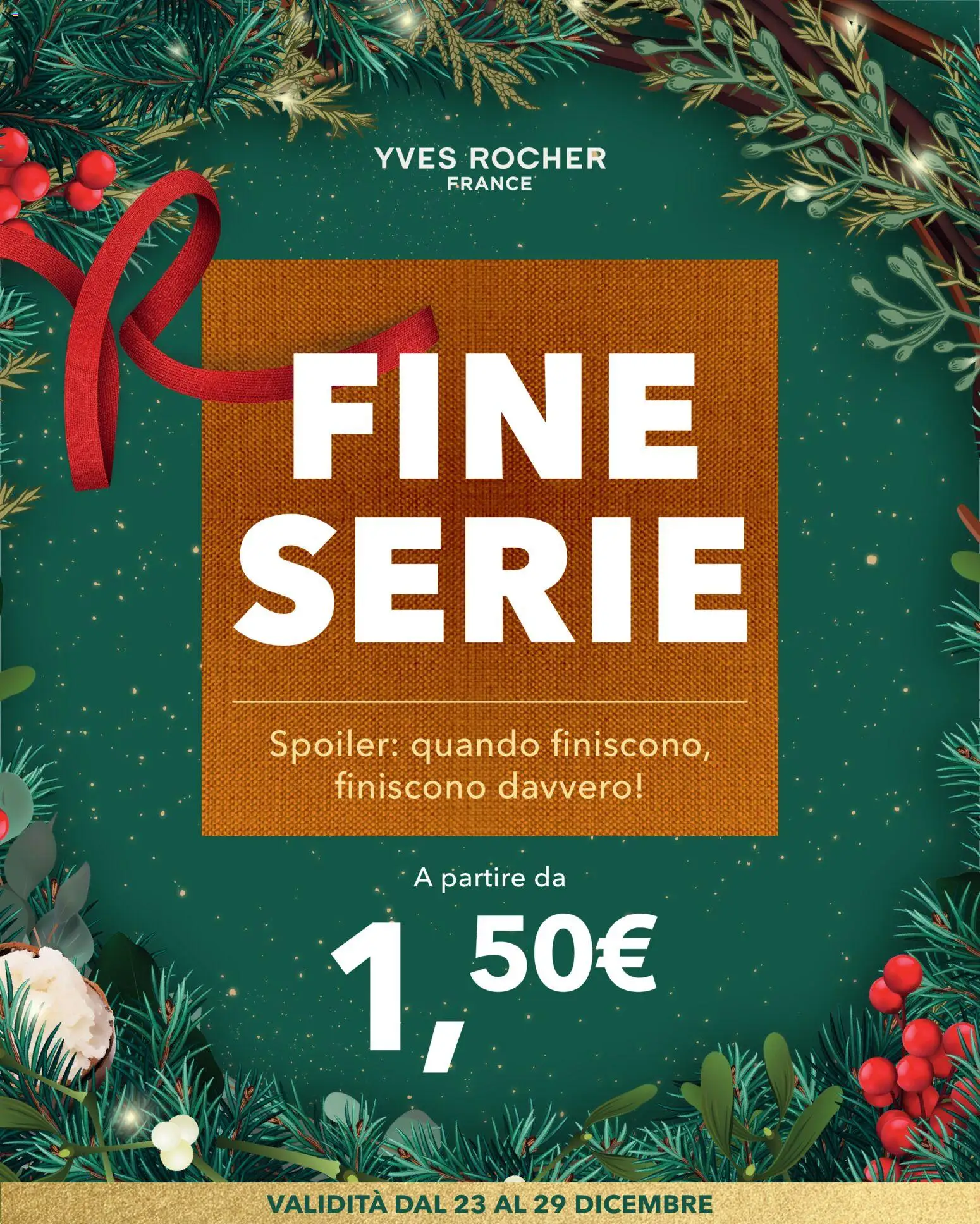 Volantino Yves Rocher del 23.12.2025 | Pagina: 1