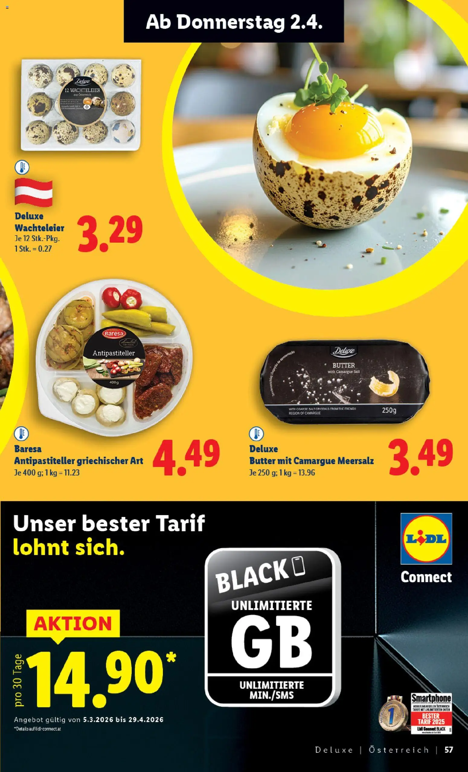 Lidl Gemeinsam genießen lohnt sich gültig ab 01.03.2026 | Seite: 57
