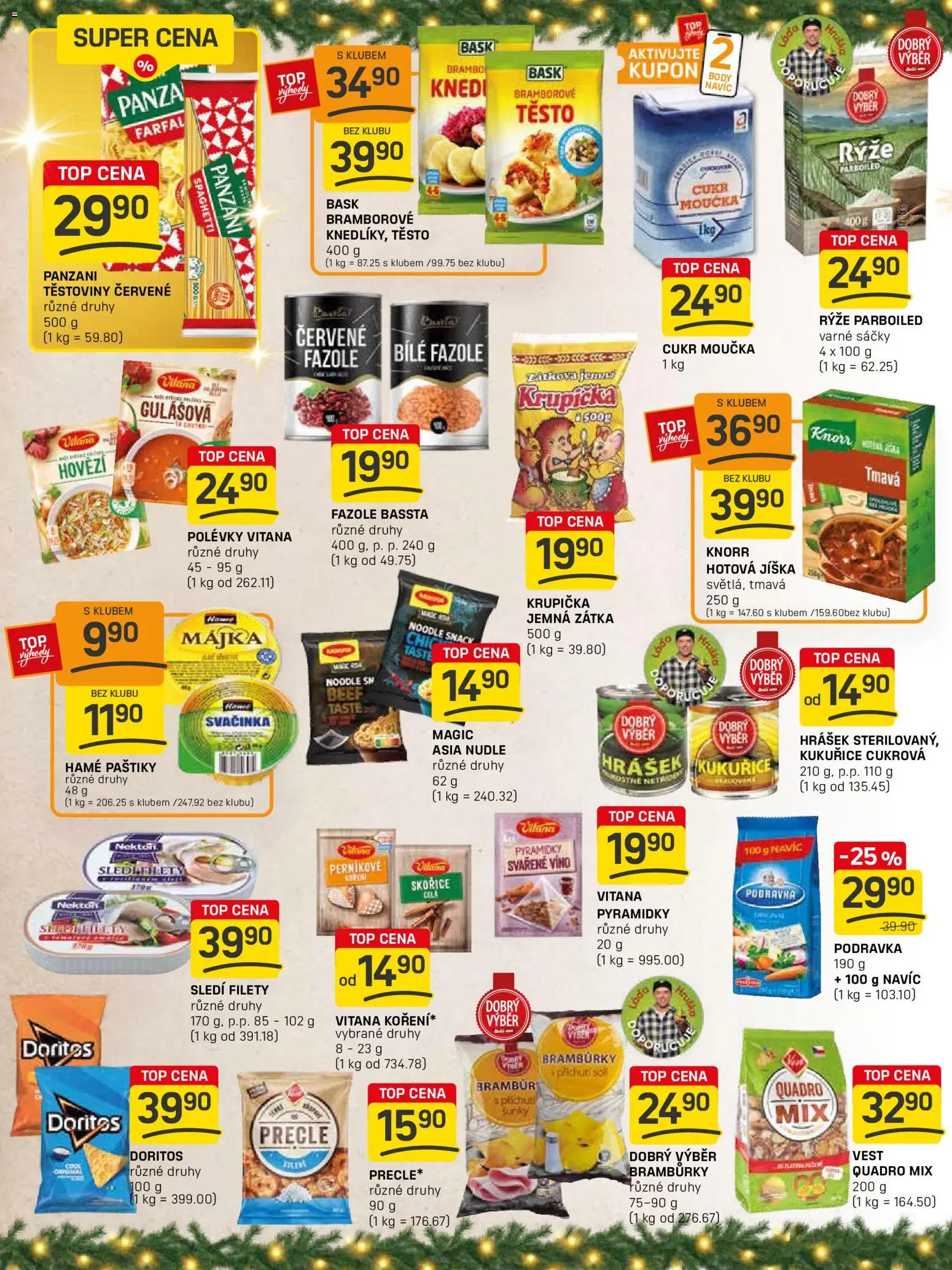Flop leták - FlopTop od 10.12.2025 | Strana: 8 | Produkty: Svařené víno, Bramburky, Hrášek, Nudle