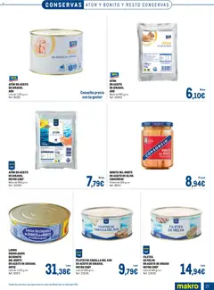 Vista previa Makro Especial Pescados Norte 4 válido desde el 06.04.2026 | Página: 21 | Productos: Aceite, Aceite de oliva, Aceite de girasol, Σταθμός εργασίας