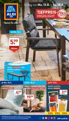 Aldi Süd Prospekt 	 ab 13.04.2026 gültig