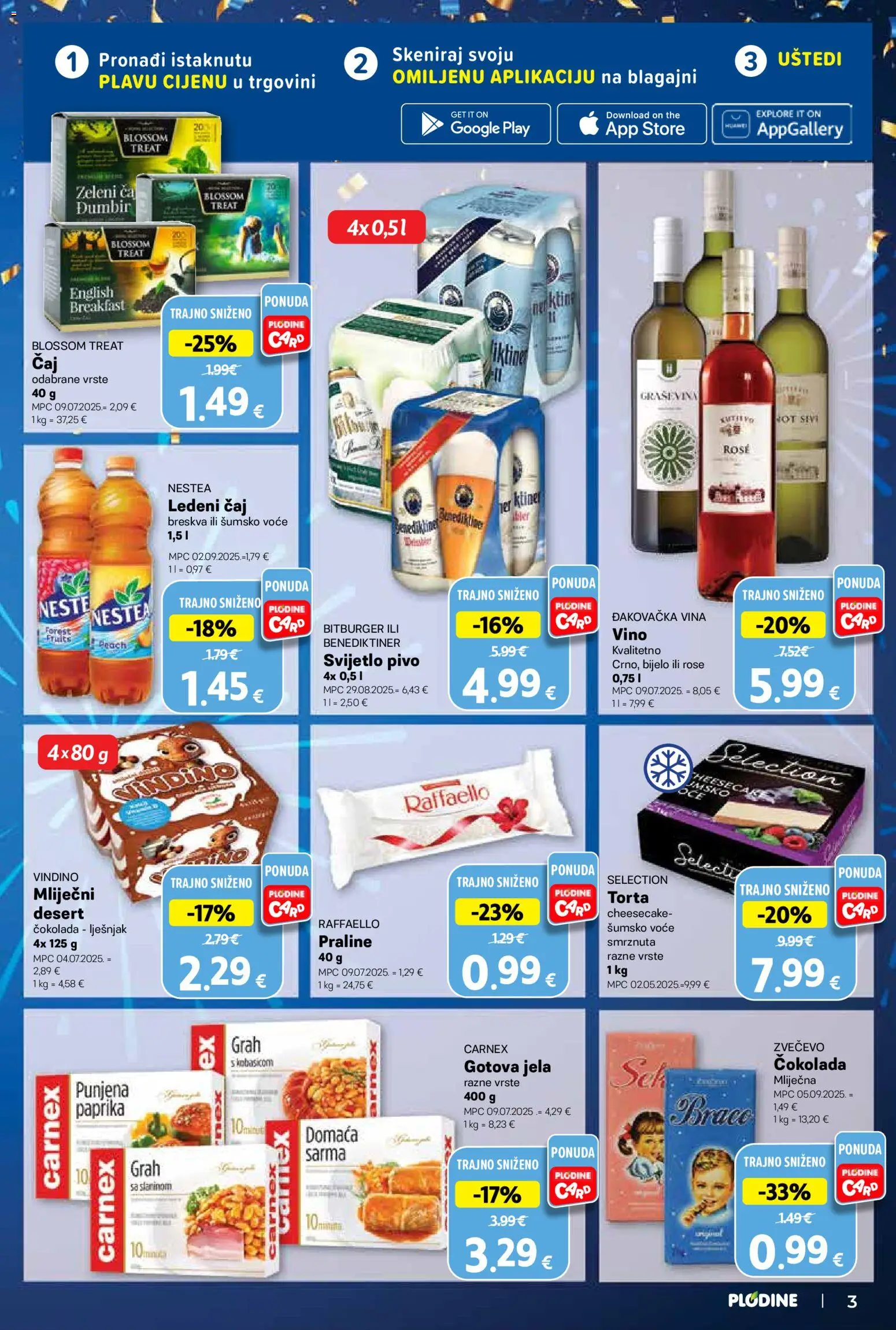 Plodine katalog | vrijedi od 07.01.2026 | Stranica: 3 | Proizvodi: Grah, Ledeni čaj, Paprika, Voće