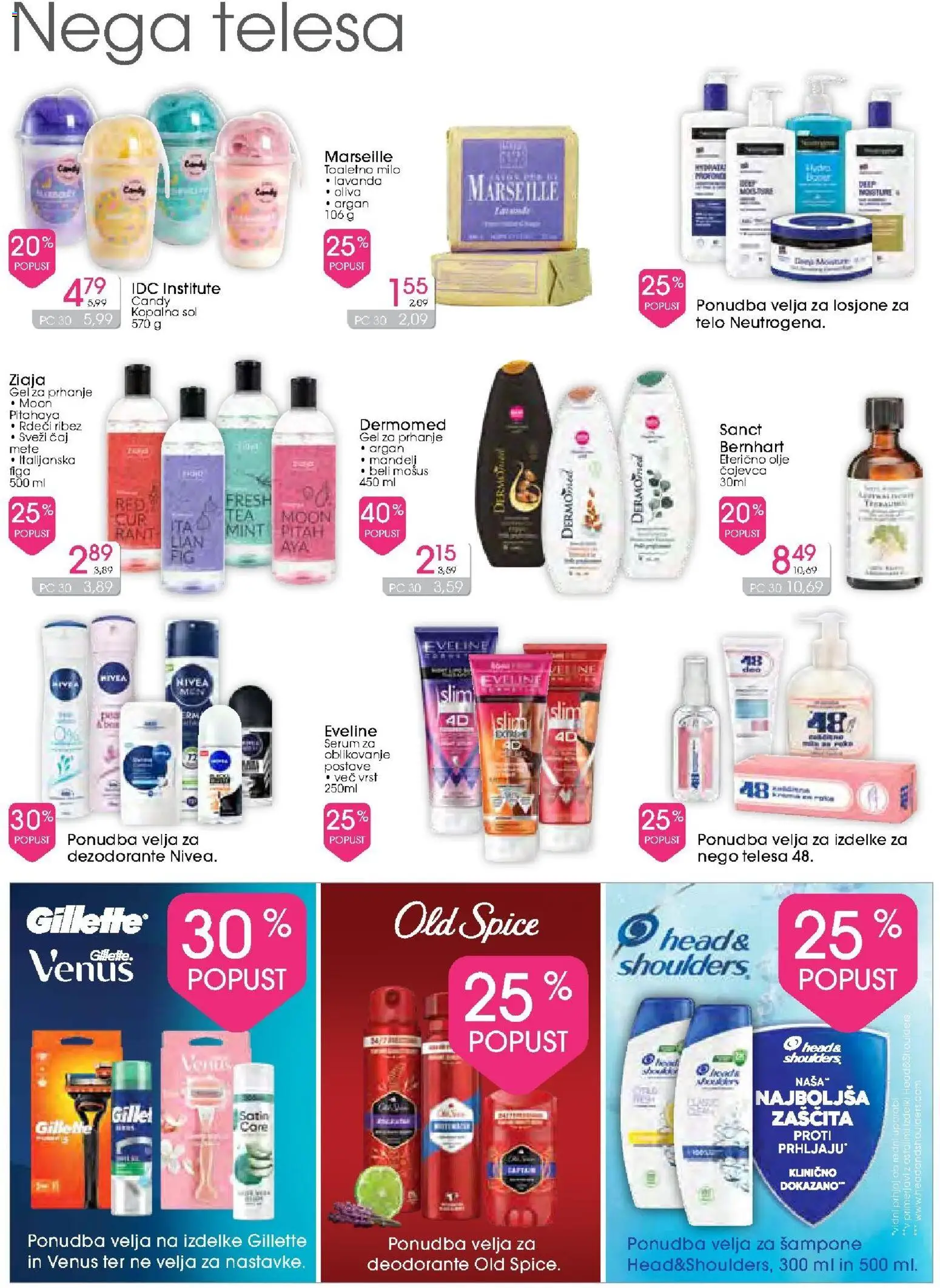 Novi Tuš drogerija katalog ponudbe – veljaven od 14.01.2026 | Stran: 7 | Izdelki: Gel za prhanje, Ribez, Deodorant, Sol