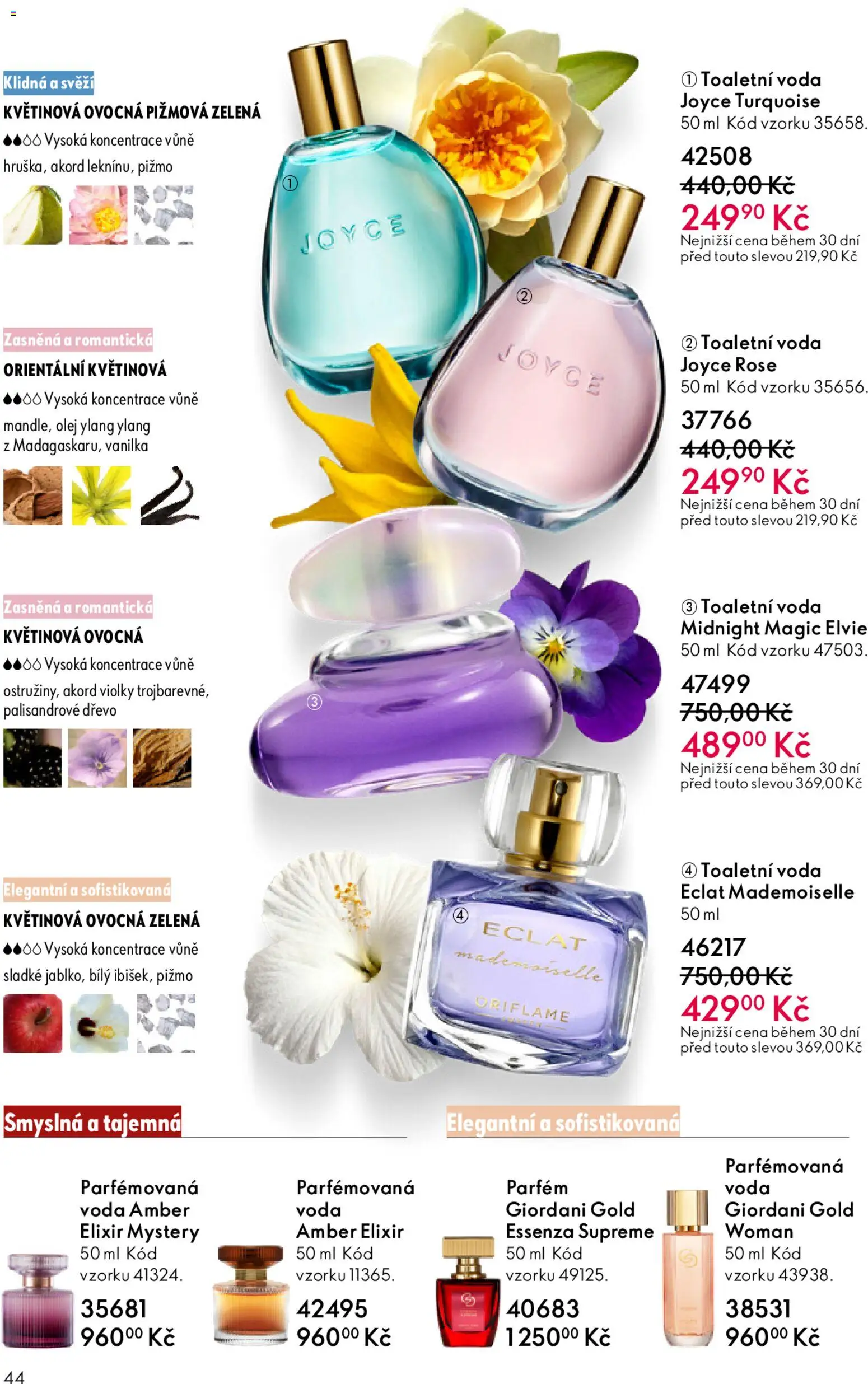 Oriflame katalog č. 04/2026 od 04.03.2026 | Strana: 44 | Produkty: Voda, Olej, Parfém, Toaletní voda