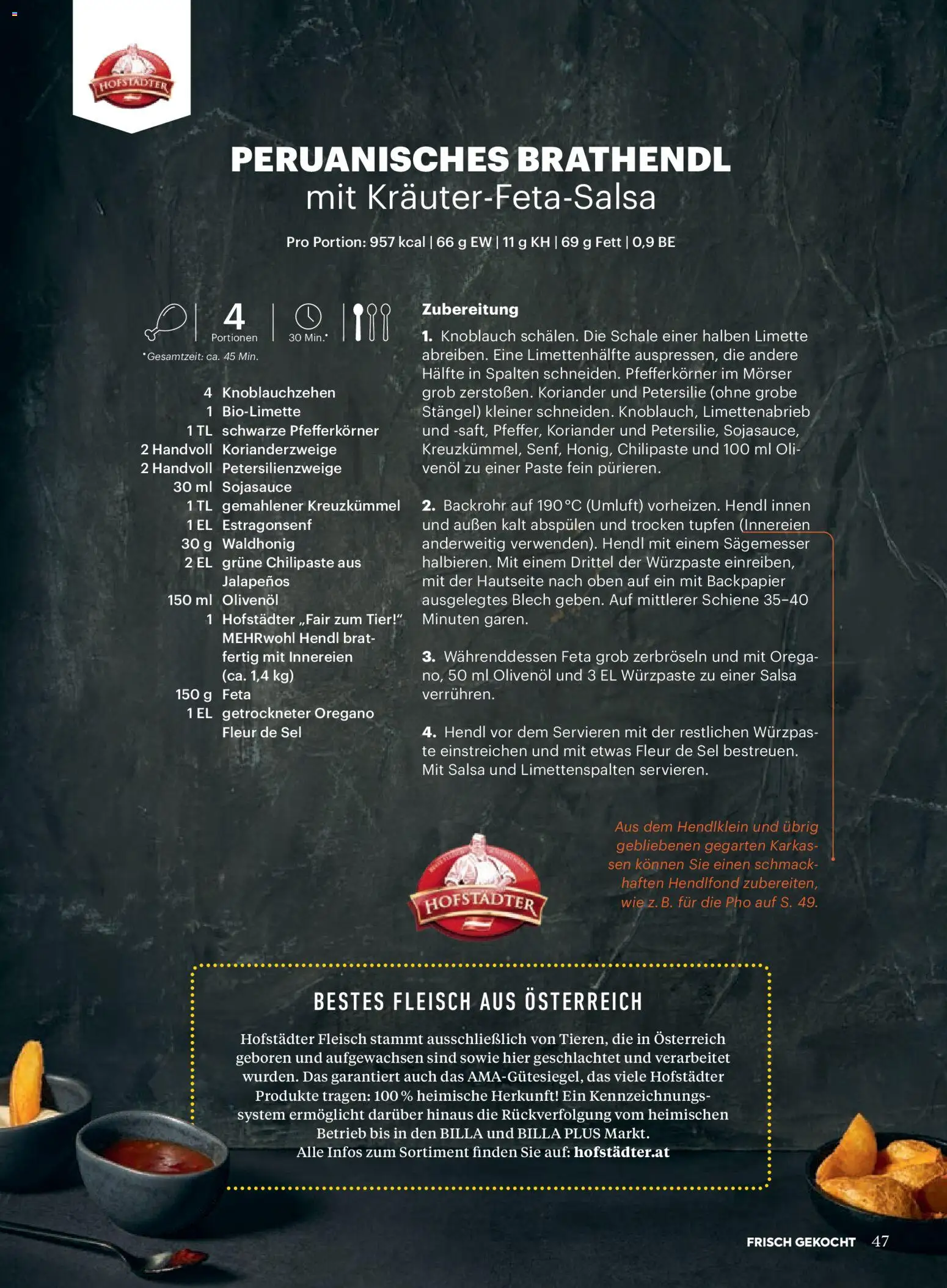 Billa  Frisch Gekocht gültig ab 01.11.2025 | Seite: 43 | Produkte: Knoblauch, Limette, Petersilie