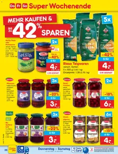Netto Marken-Discount Prospekt 	 ab 20.04.2026 gültig | Seite: 52 | Produkte: Pflaumen, Barilla, Barilla pesto, Champignons