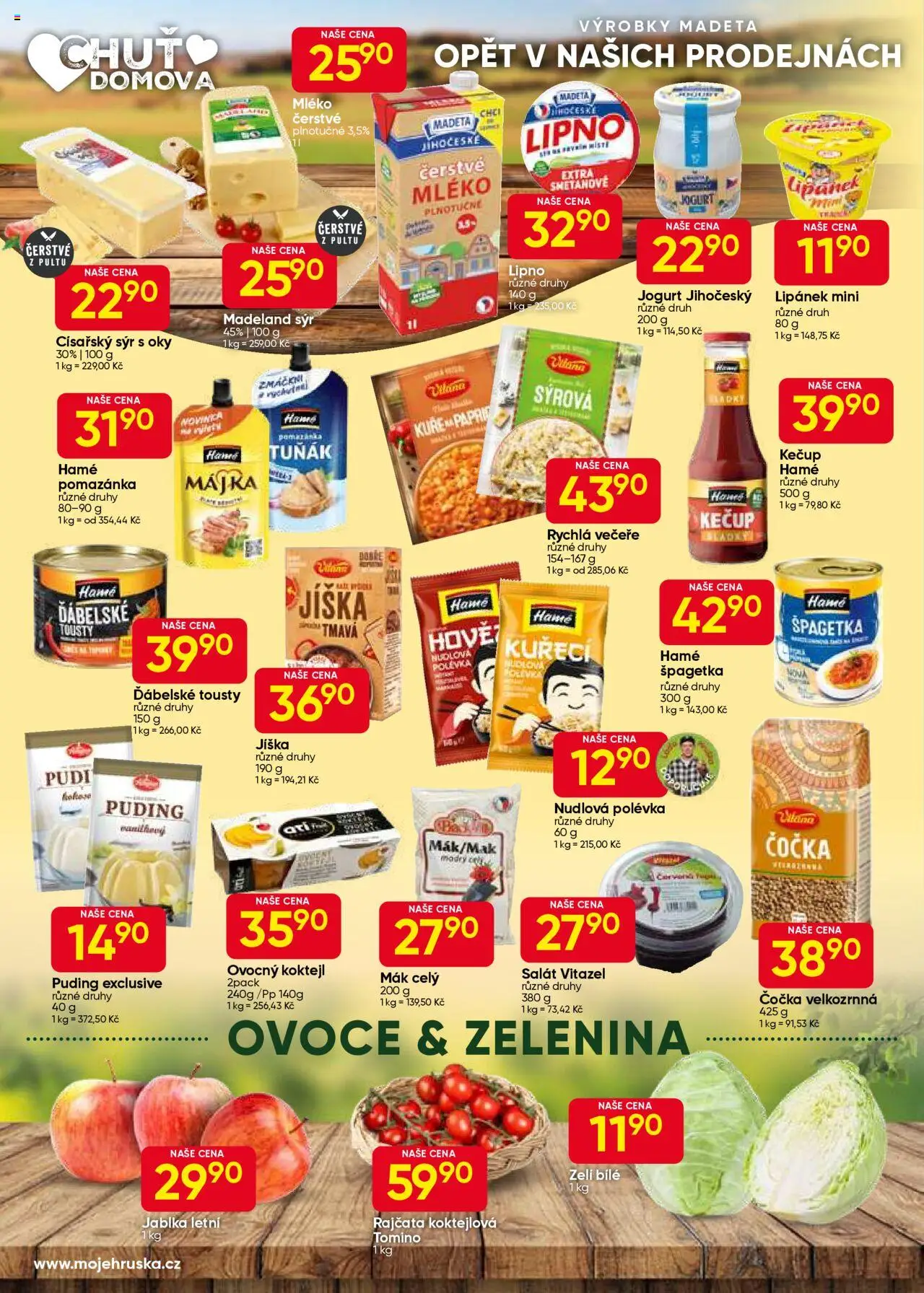 Hruška leták od 09.09.2025 | Strana: 4 | Produkty: Tuňák, Lipánek, Jogurt, Salát