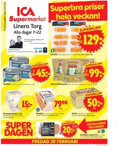 ICA Supermarket - Lund - Förhandsvisning av reklamblad från butik ICA Supermarket aktuell från 16.02.2026