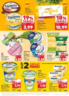Kaufland gazetka od 29.05.2025 | Strona: 33 | Produkty: Ser żółty, Serek homogenizowany, Ser, Salami