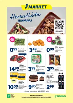 S-market-mainoslehti voimassa 05.11.2025 alkaen