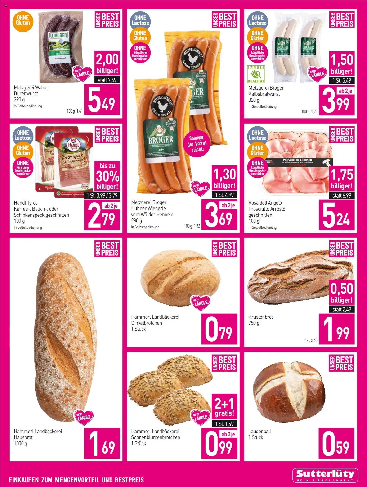 Sutterlüty Flugblatt gültig ab 29.01.2026 | Seite: 3