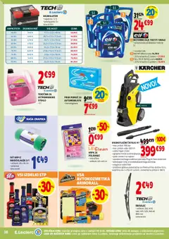 Novi E.leclerc katalog ponudbe – veljaven od 10.09.2025 | Stran: 38 | Izdelki: Kos, Akumulator, Olje, Razpršilna cev
