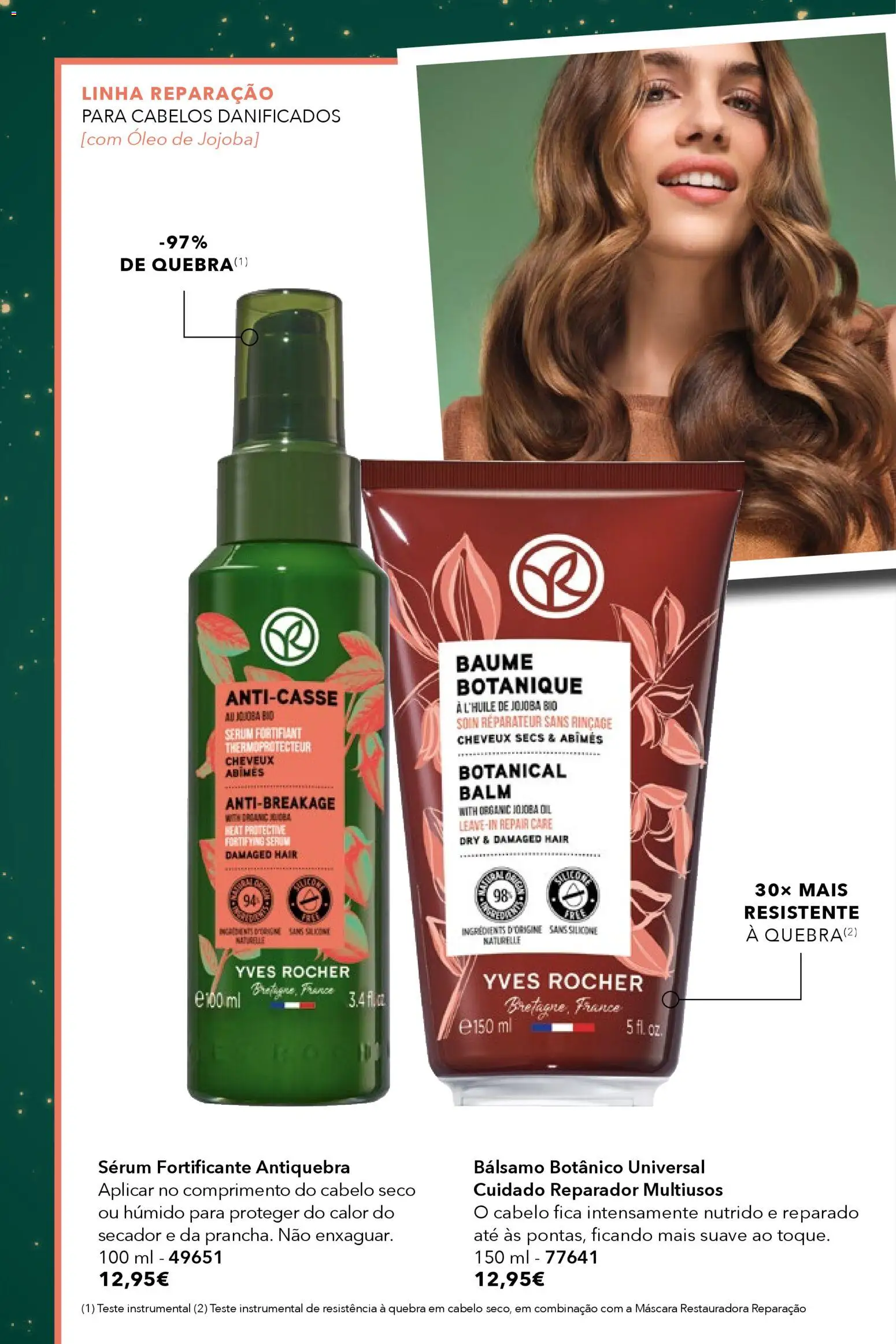 Yves Rocher catálogo 15 │ válido de 30.11.2025 | Página: 50 | Produtos: Secador, Sérum, Óleo