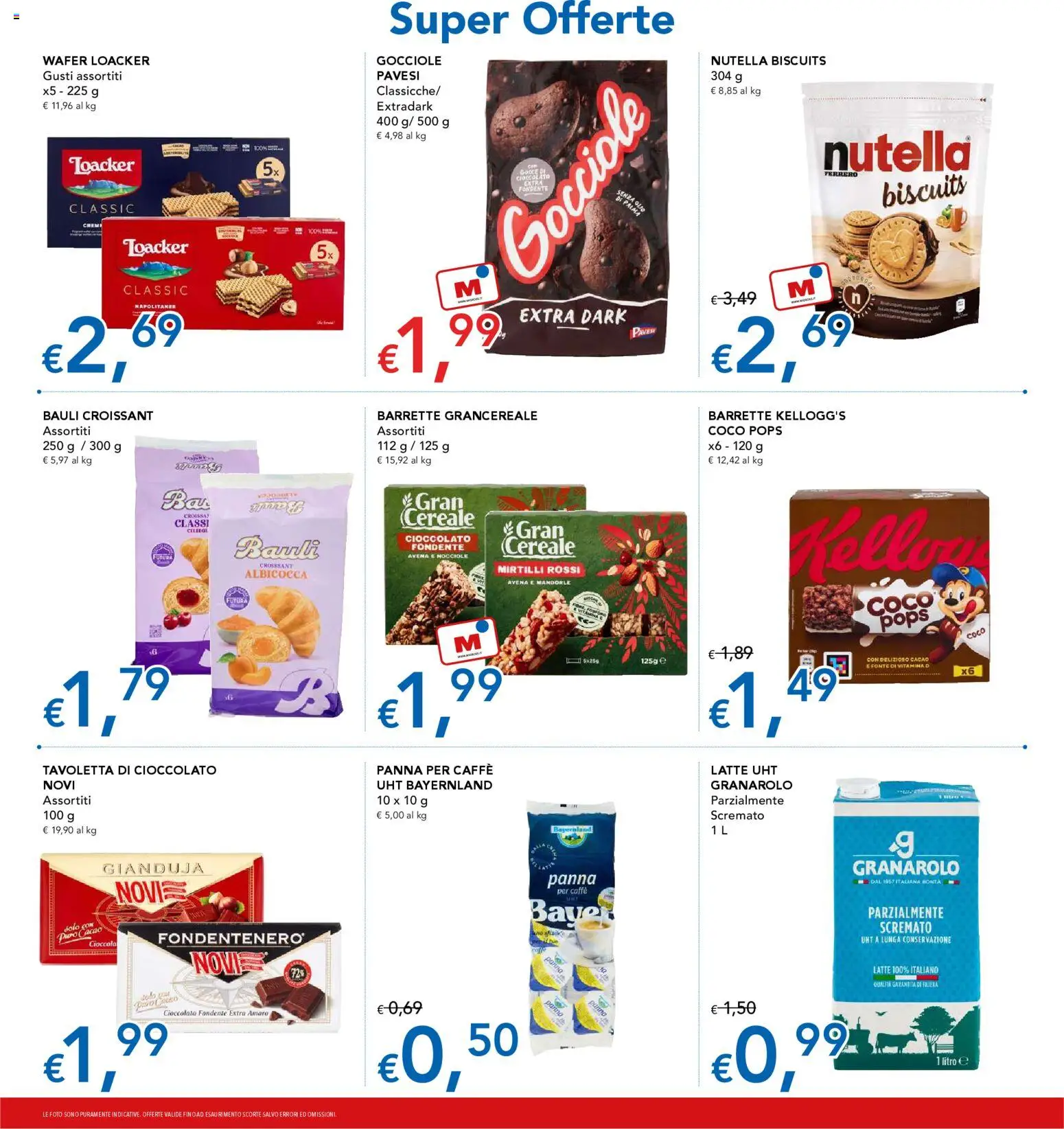 Volantino Migross del 15.01.2026 | Pagina: 8 | Prodotti: Panna, Nocciole, Croissant, Cacao