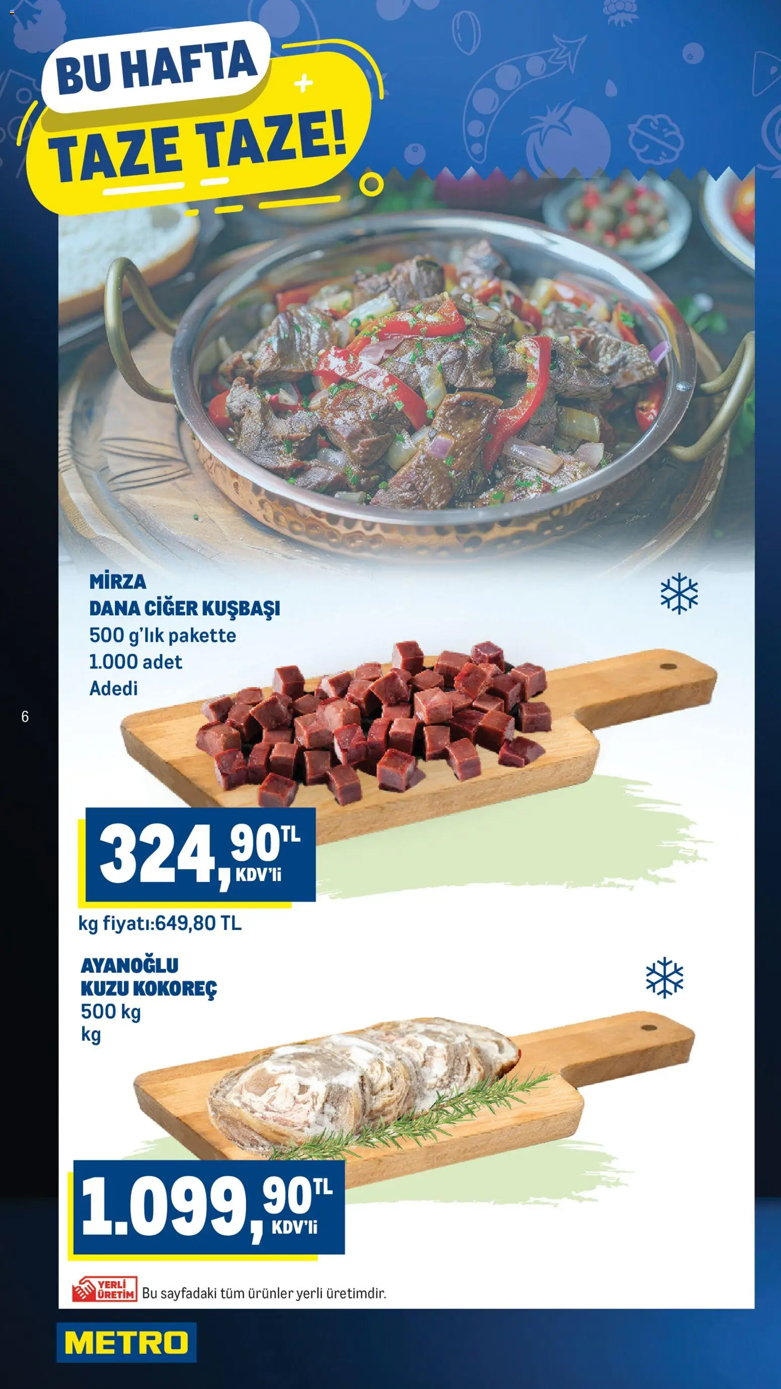 Metro - Taze Ürünler - 31.12.2025 tarihinden itibaren geçerlidir | Sayfa: 6