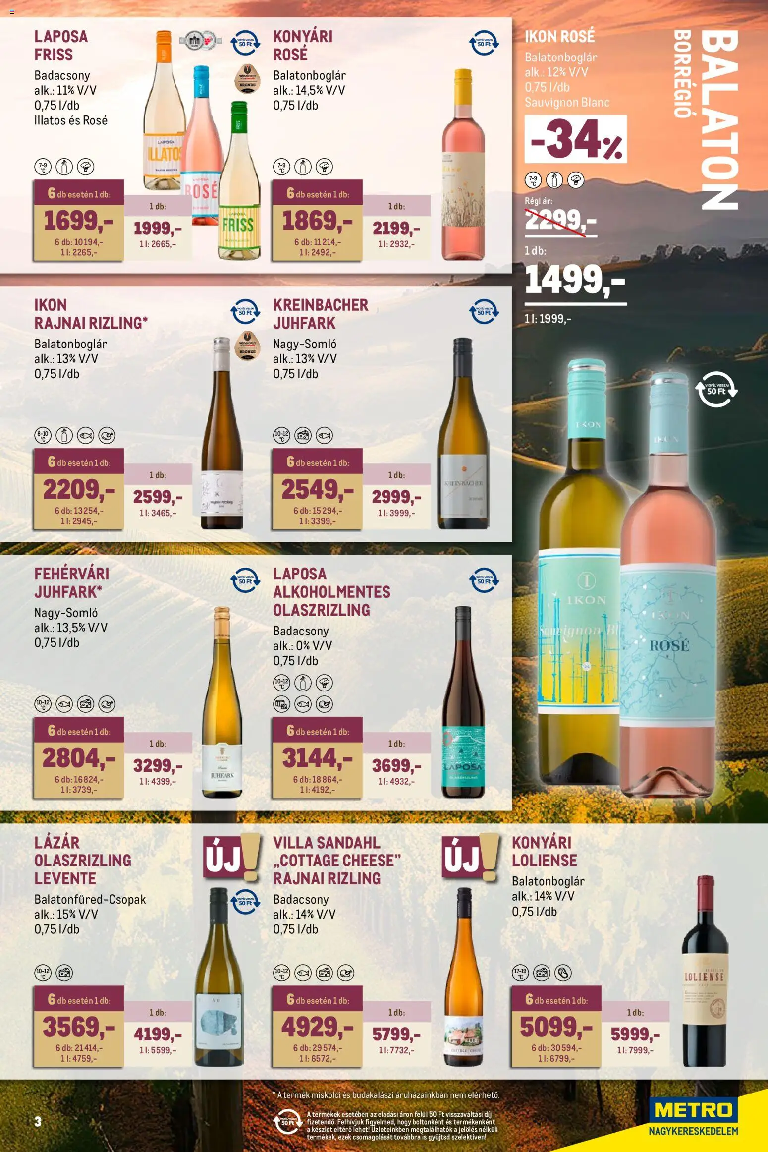 Metro akciós ujság - amely érvényes a következő dátumtól: 01.04.2026 | Oldal: 3 | Termékek: Só