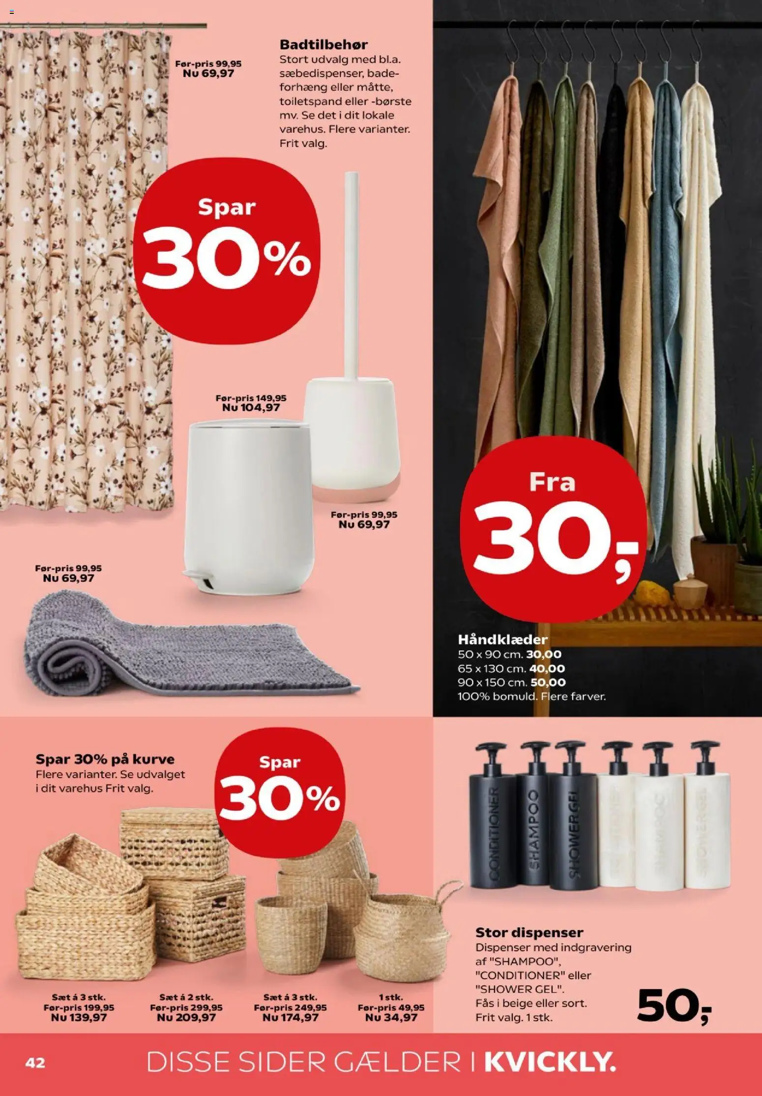 Kvickly tilbudsavis – gyldig fra 06.03.2026 | Side: 43 | Produkter: Børste, Shampoo