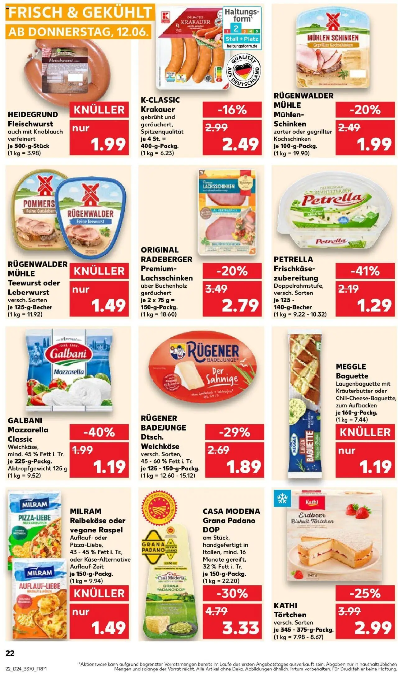 Kaufland prospekt Arnstadt	 - gültig ab dem 16.06.2025 | Seite: 37 | Produkte: Mühle, Baguette, Kräuterbutter, Frischkase