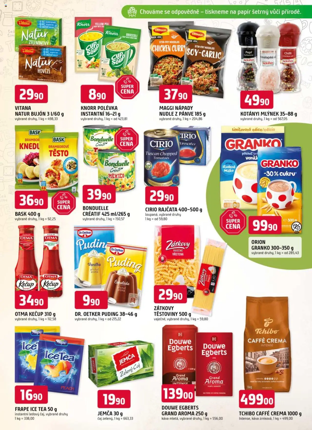 Trefa leták od 13.08.2025 | Strana: 7 | Produkty: Maggi, Zelený čaj, Douwe Egberts, Těsto