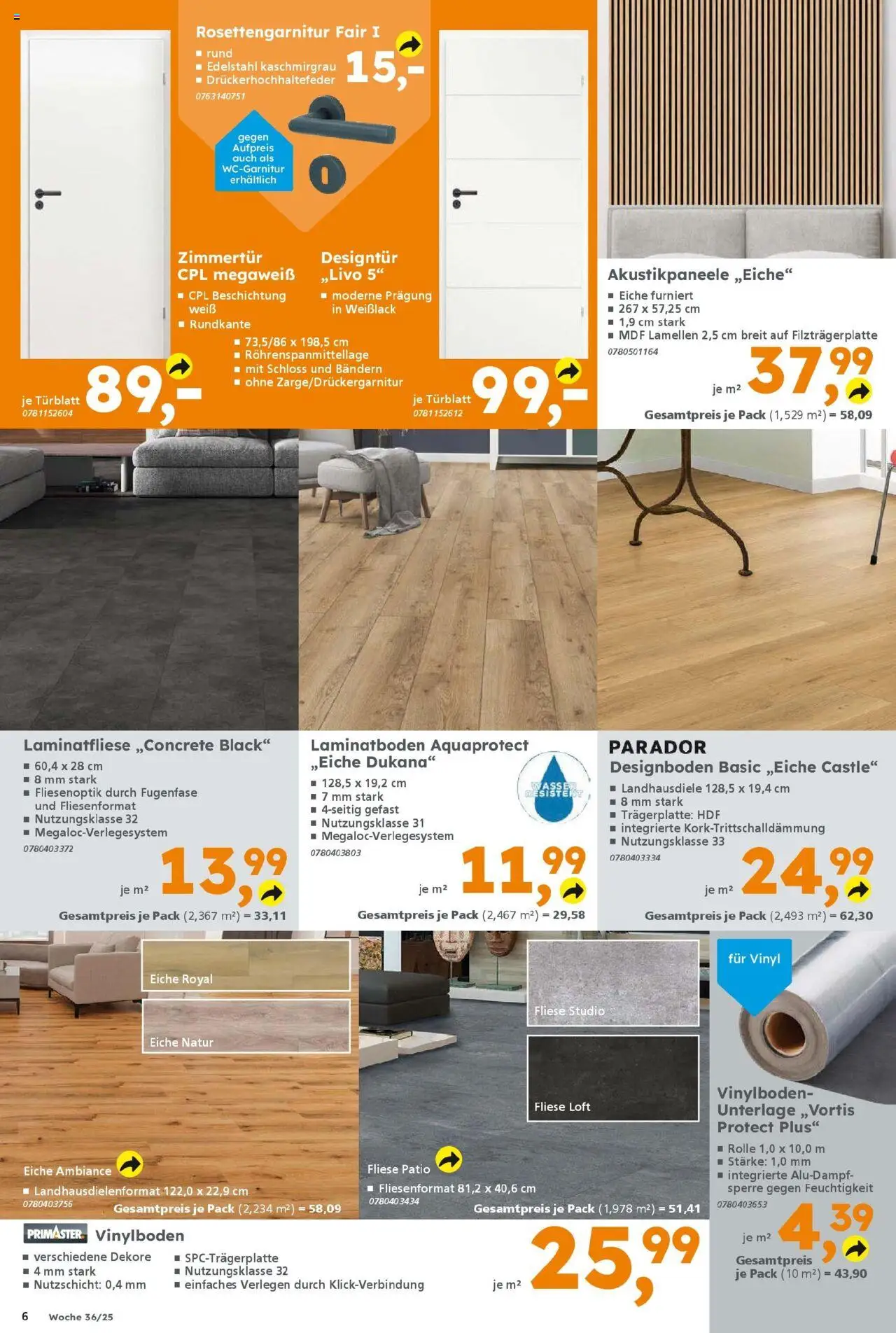 Globus Baumarkt prospekt Königsbrunn	 – gültig ab 31.08.2025 | Seite: 6