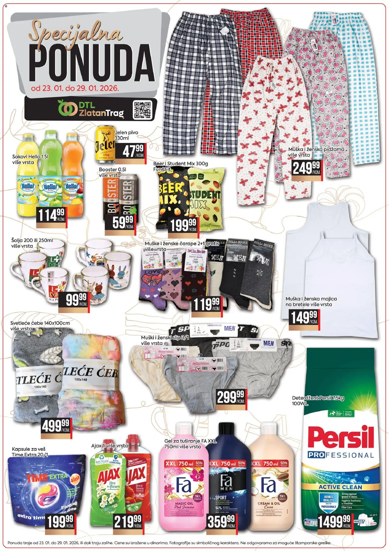 Zlatan Trag katalog - važi od 23.01.2026 | Strana: 2 | Proizvode: Ćebe, Šolja, Pidžama, Ajax