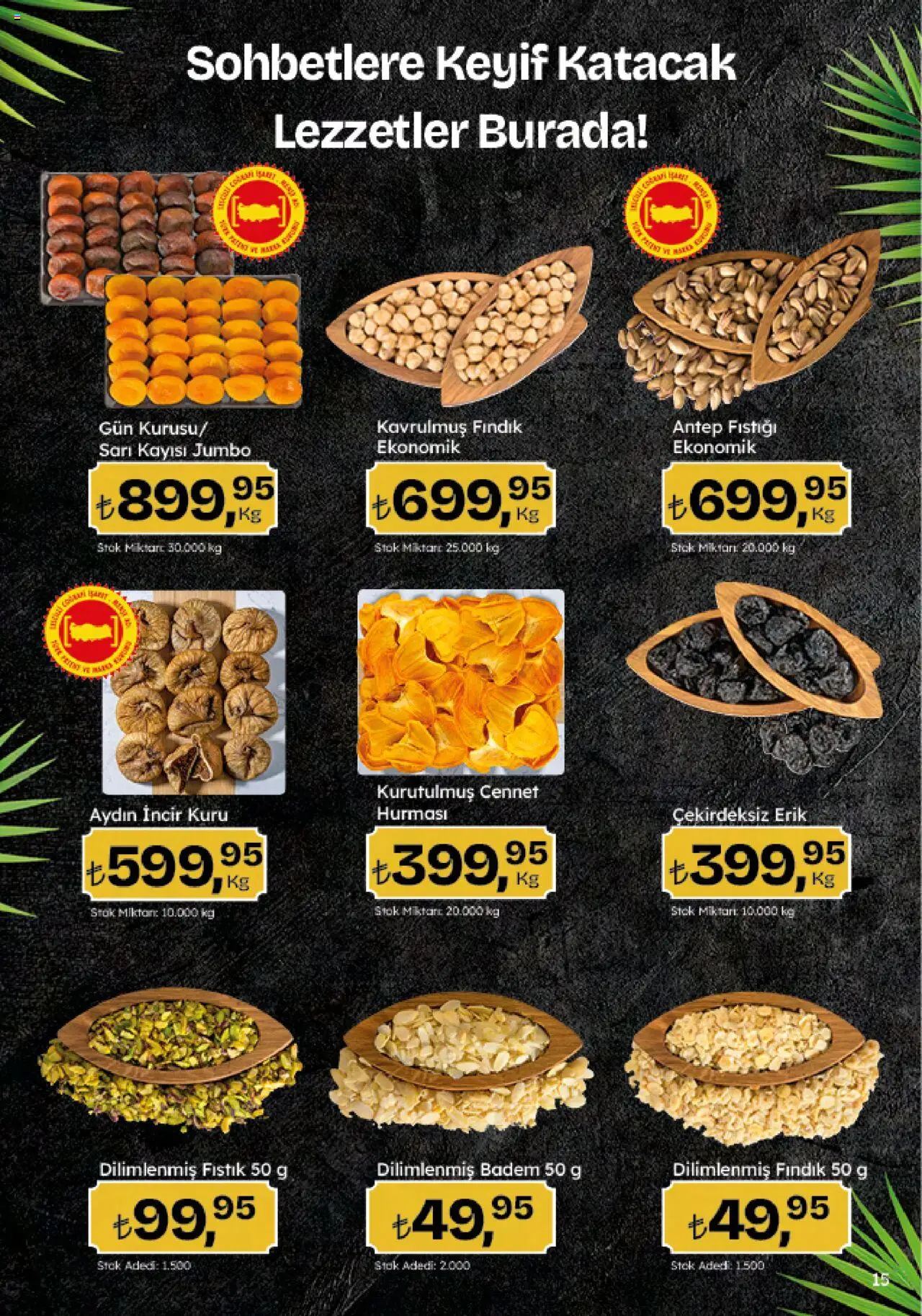 Migros Katalog - Migroskop - 26.06.2025 tarihinden itibaren geçerlidir | Sayfa: 15 | Ürünler: Erik, Fıstık, Fındık, Kayısı