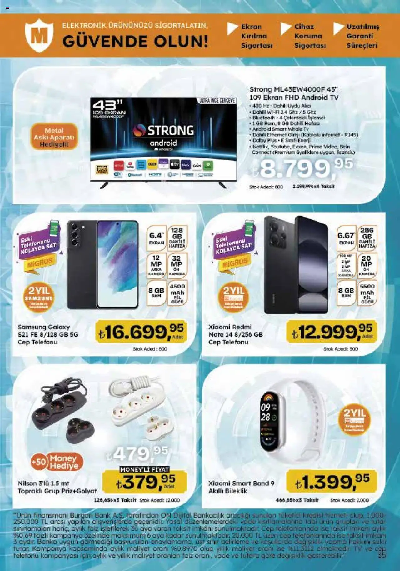 Migros Katalog - 5M Migroskop Dijital - 22.05.2025 tarihinden itibaren geçerlidir | Sayfa: 126 | Ürünler: Askı, TV, Telefon, Uydu