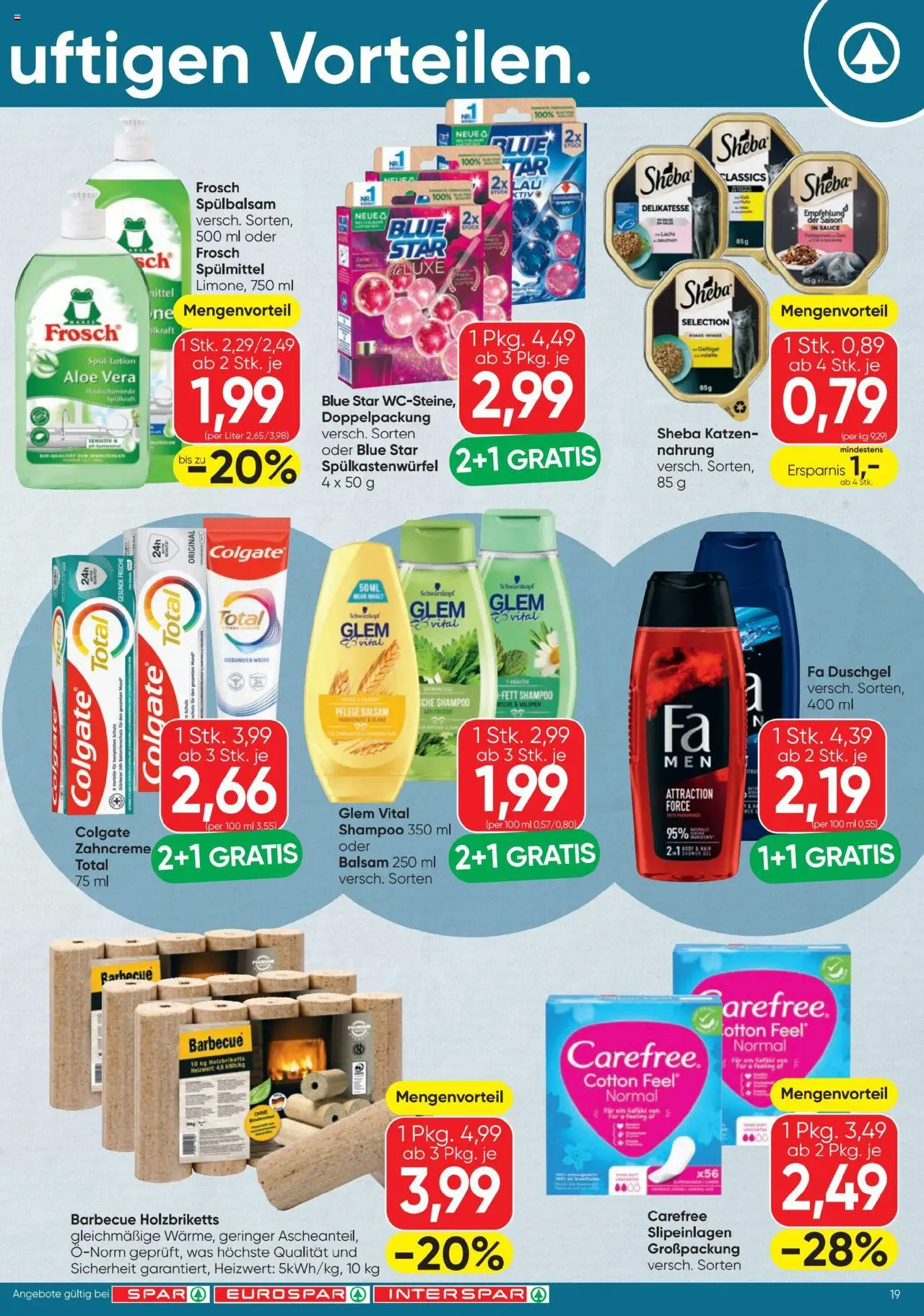 Spar Flugblatt gültig ab 28.08.2025 | Seite: 19 | Produkte: Shampoo, Duschgel