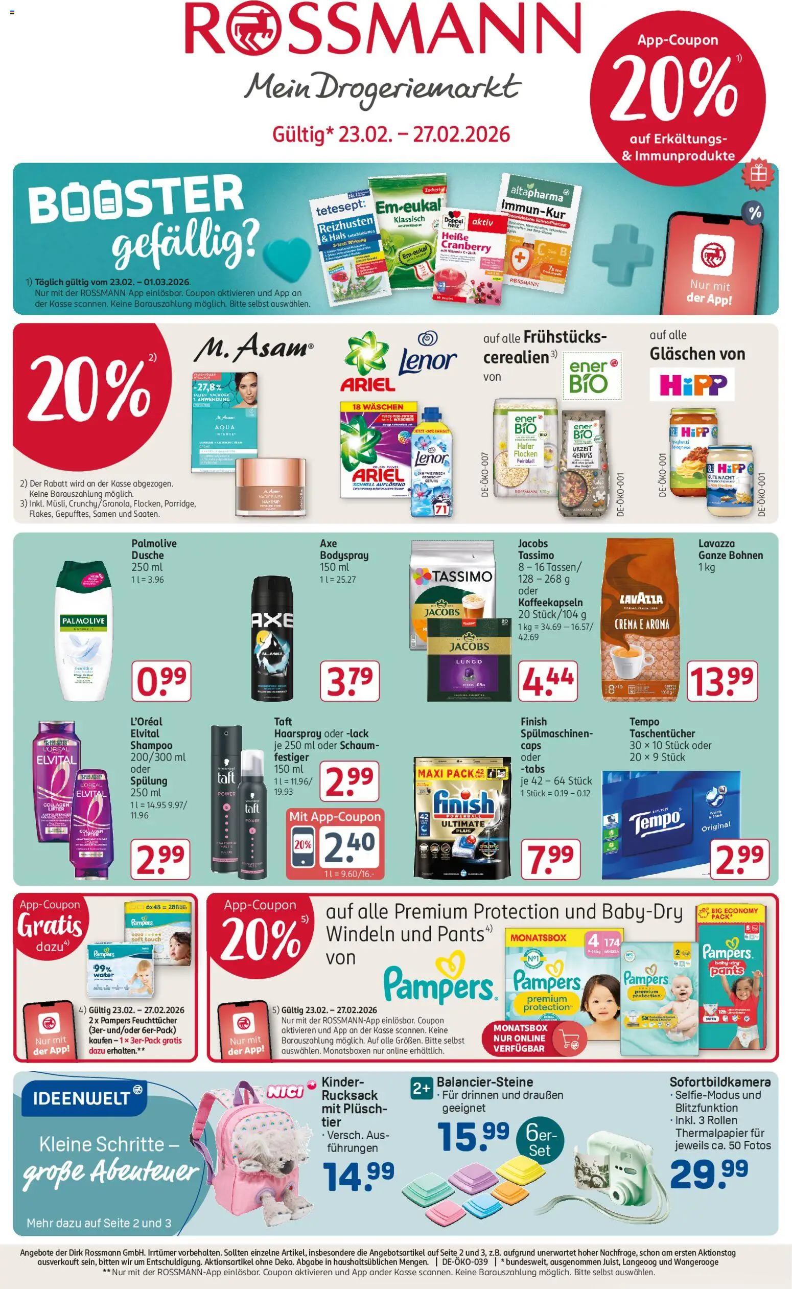 Rossmann Prospekt 	 – gültig ab 23.02.2026 | Seite: 1