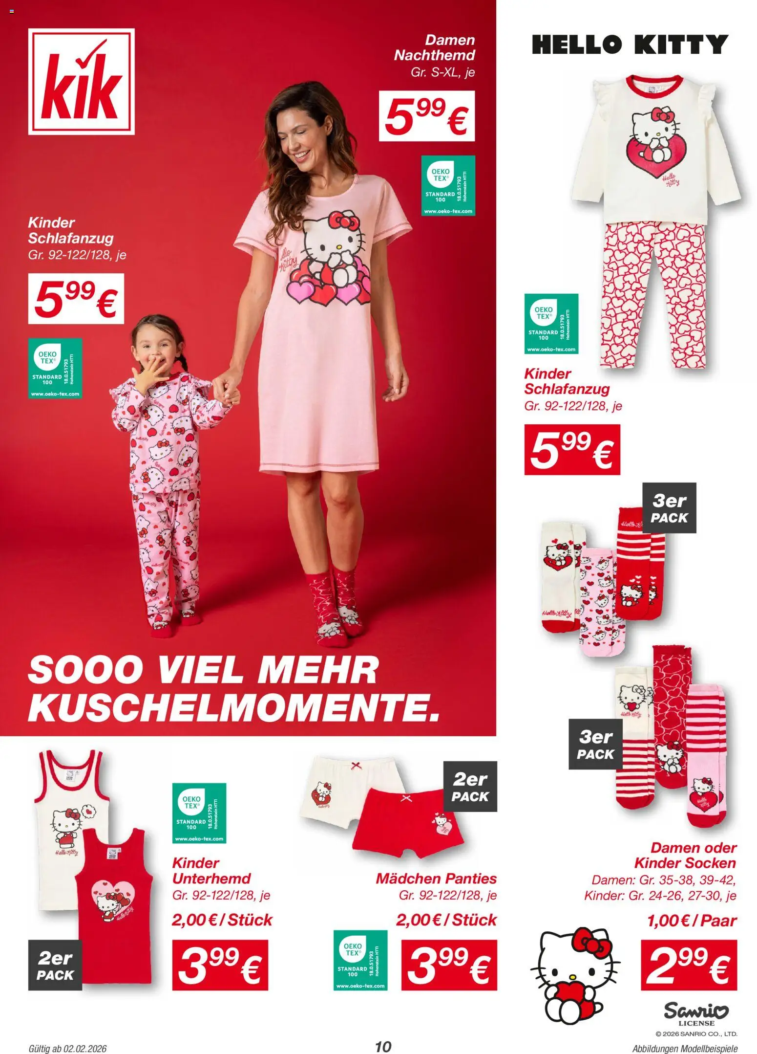 Kik Prospekt 	 – gültig ab 02.02.2026 | Seite: 10 | Produkte: Unterhemd, Socken
