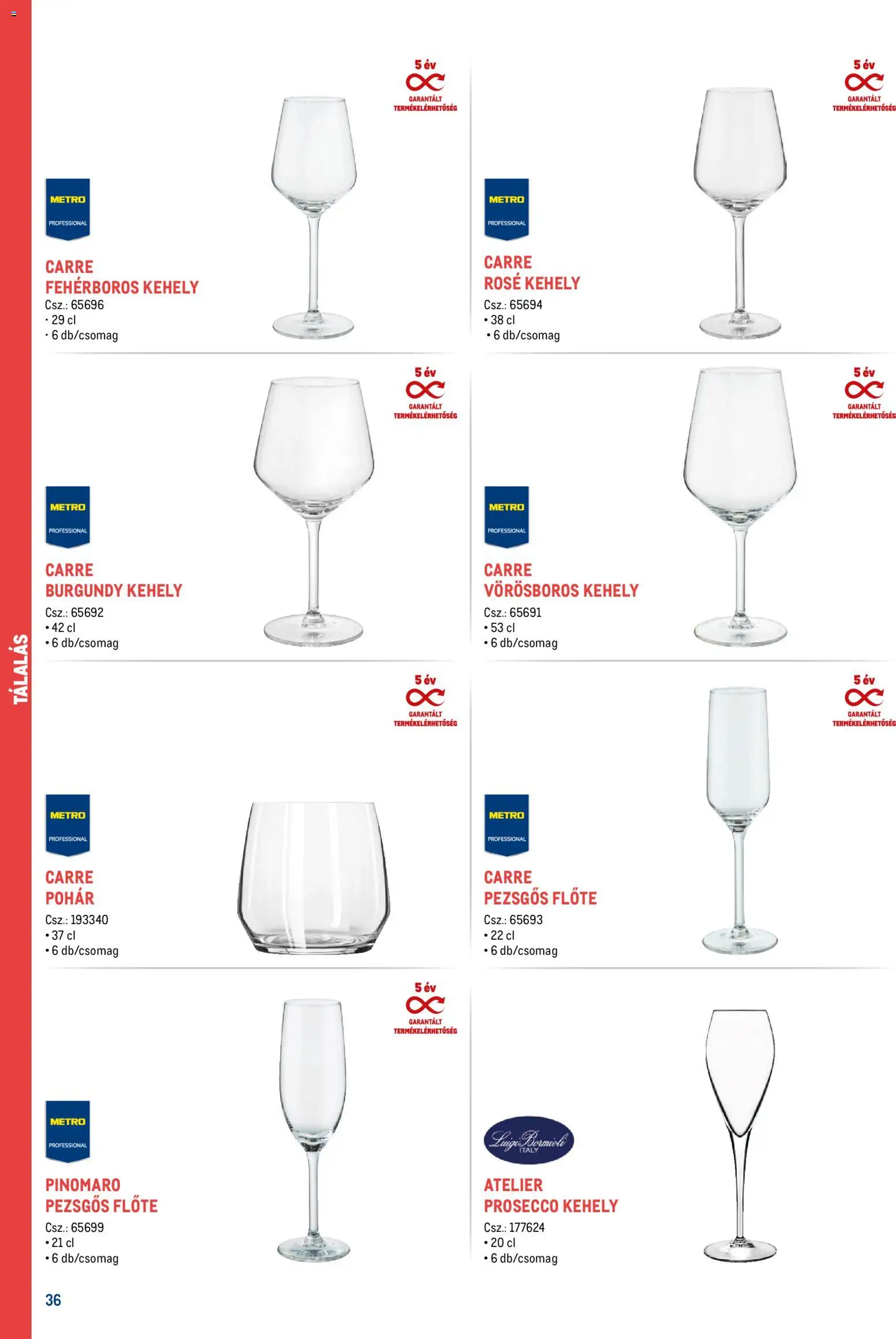 Metro akciós ujság - amely érvényes a következő dátumtól: 18.02.2026 | Oldal: 36 | Termékek: Pohár
