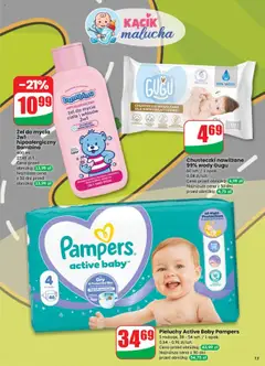 Pogląd oferty "Pieluchy Active Baby Pampers, 3 rodzaje, 38 - 54 szt. / 1 opak." - ważna od 15.10.2025 | Strona: 13