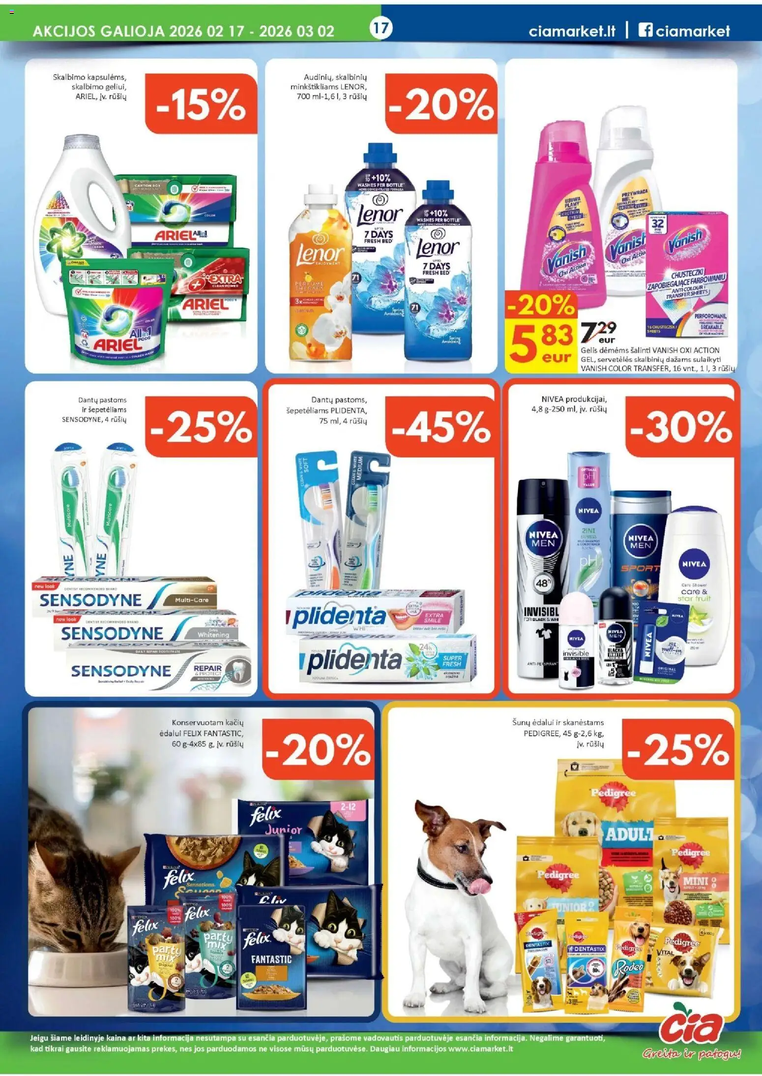 ČIA MARKET akcijos nuo 17.02.2026 | Puslapis: 17